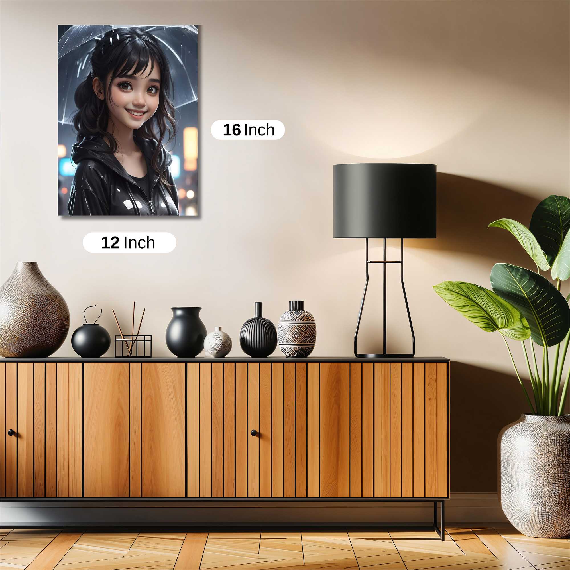 Rainy Serenity Safe Wall Magnetic / M