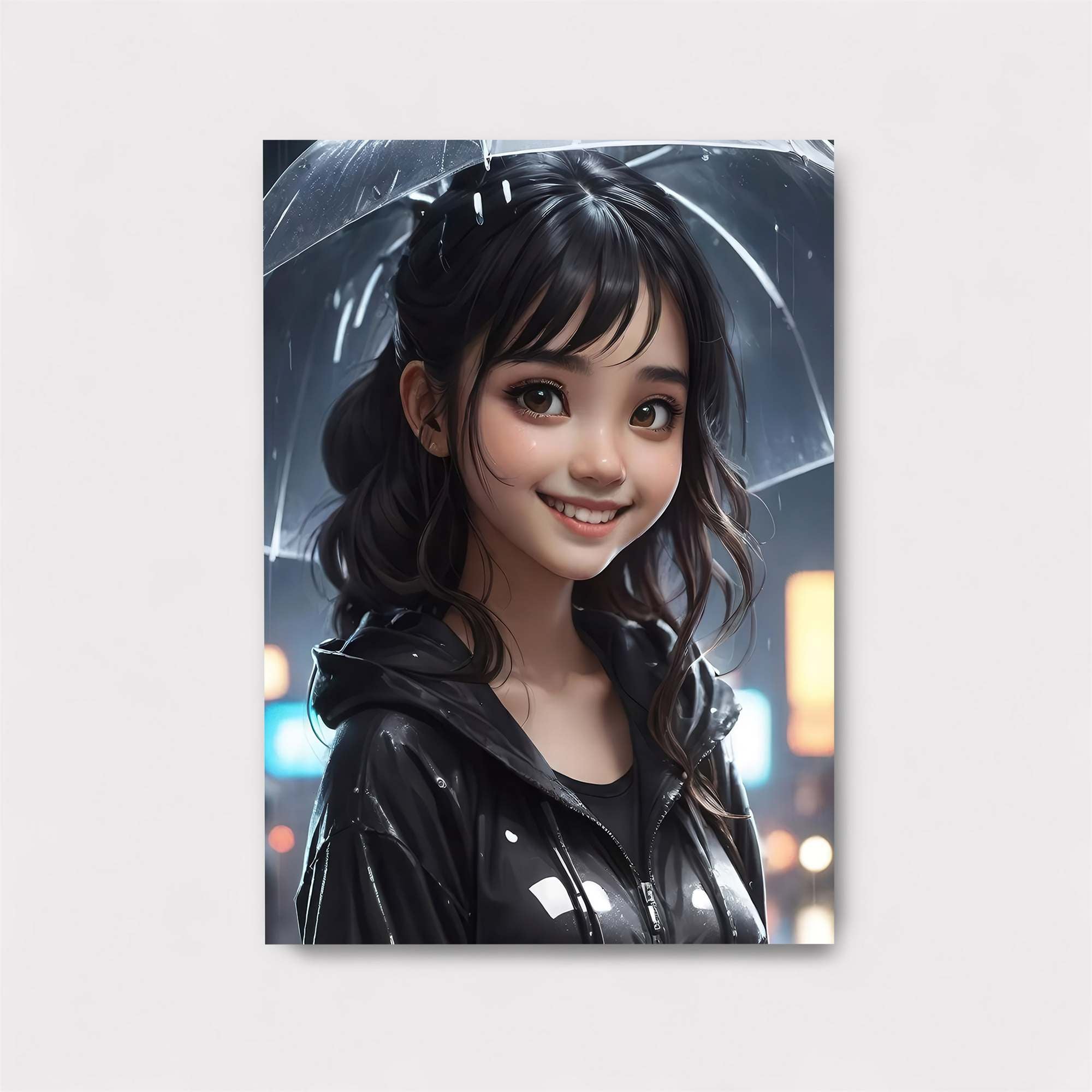Rainy Serenity Safe Wall Magnetic / M