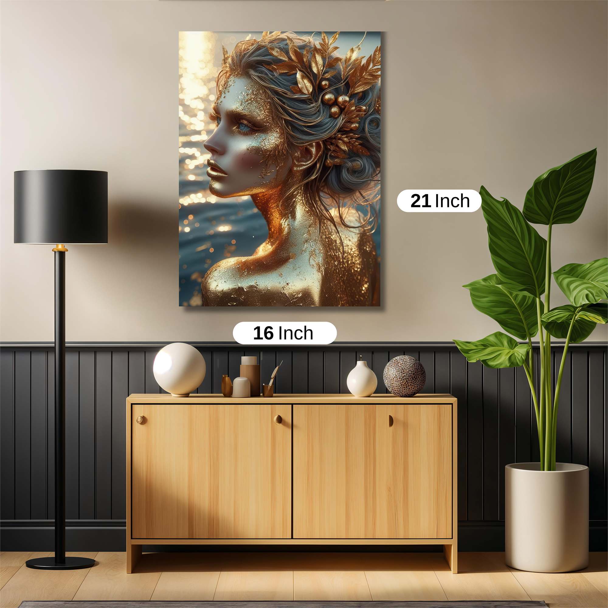 Golden Serenity Safe Wall Magnetic / M