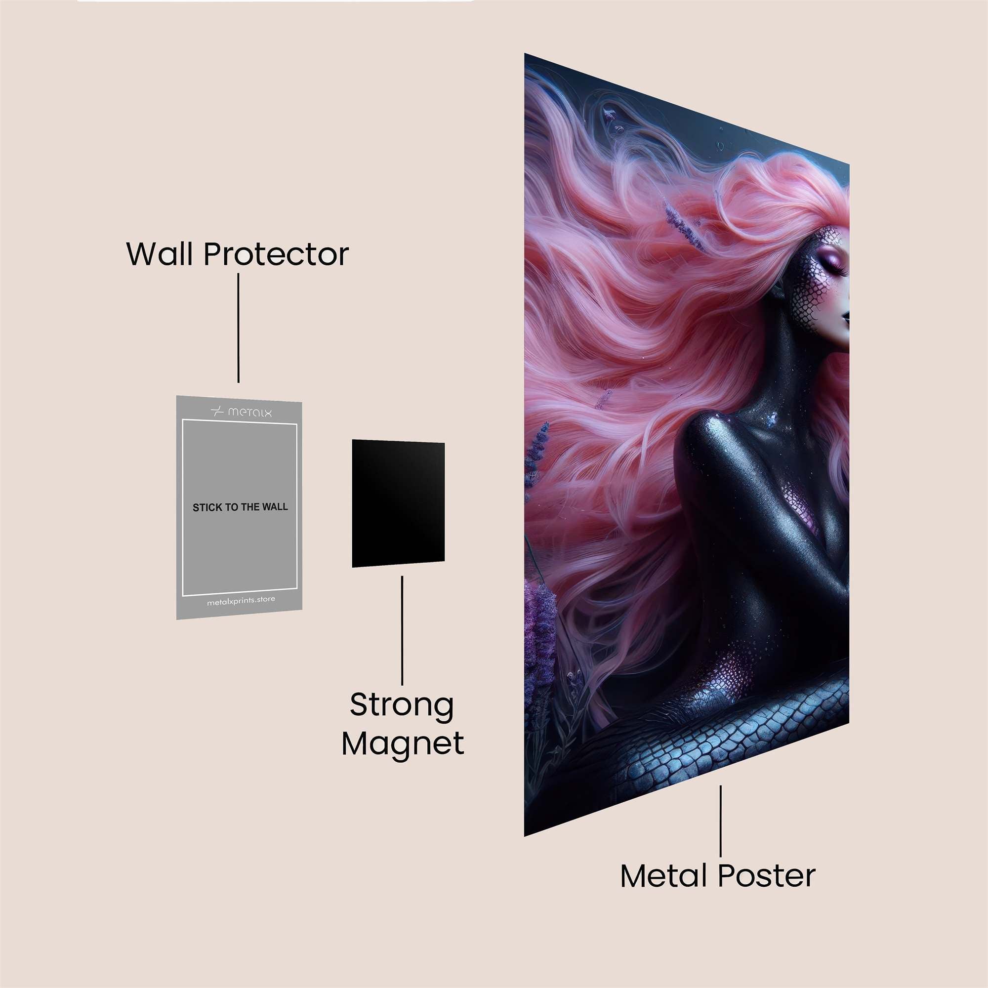 Lavender Enigma Safe Wall Magnetic / M