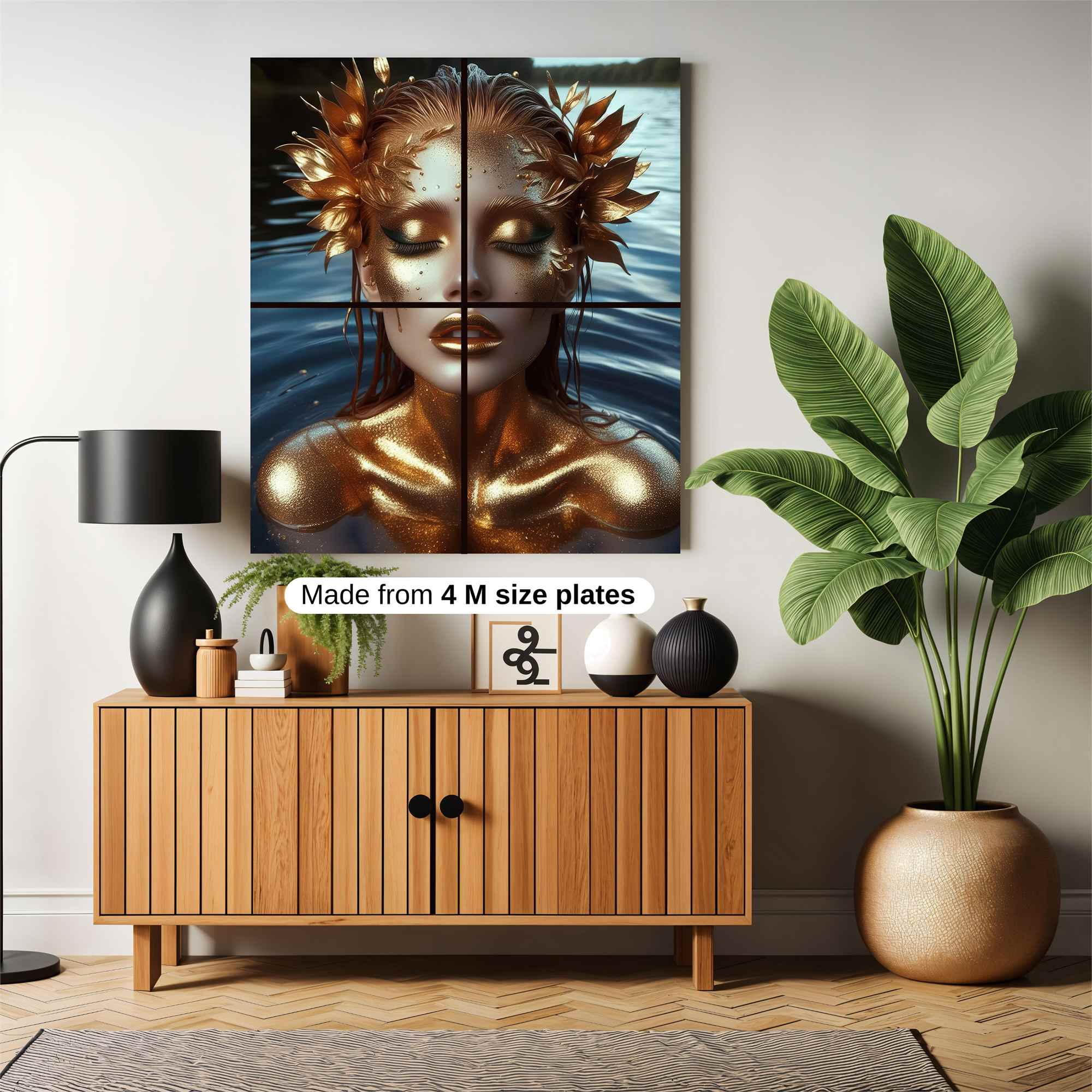 Golden Serenity Safe Wall Magnetic / M