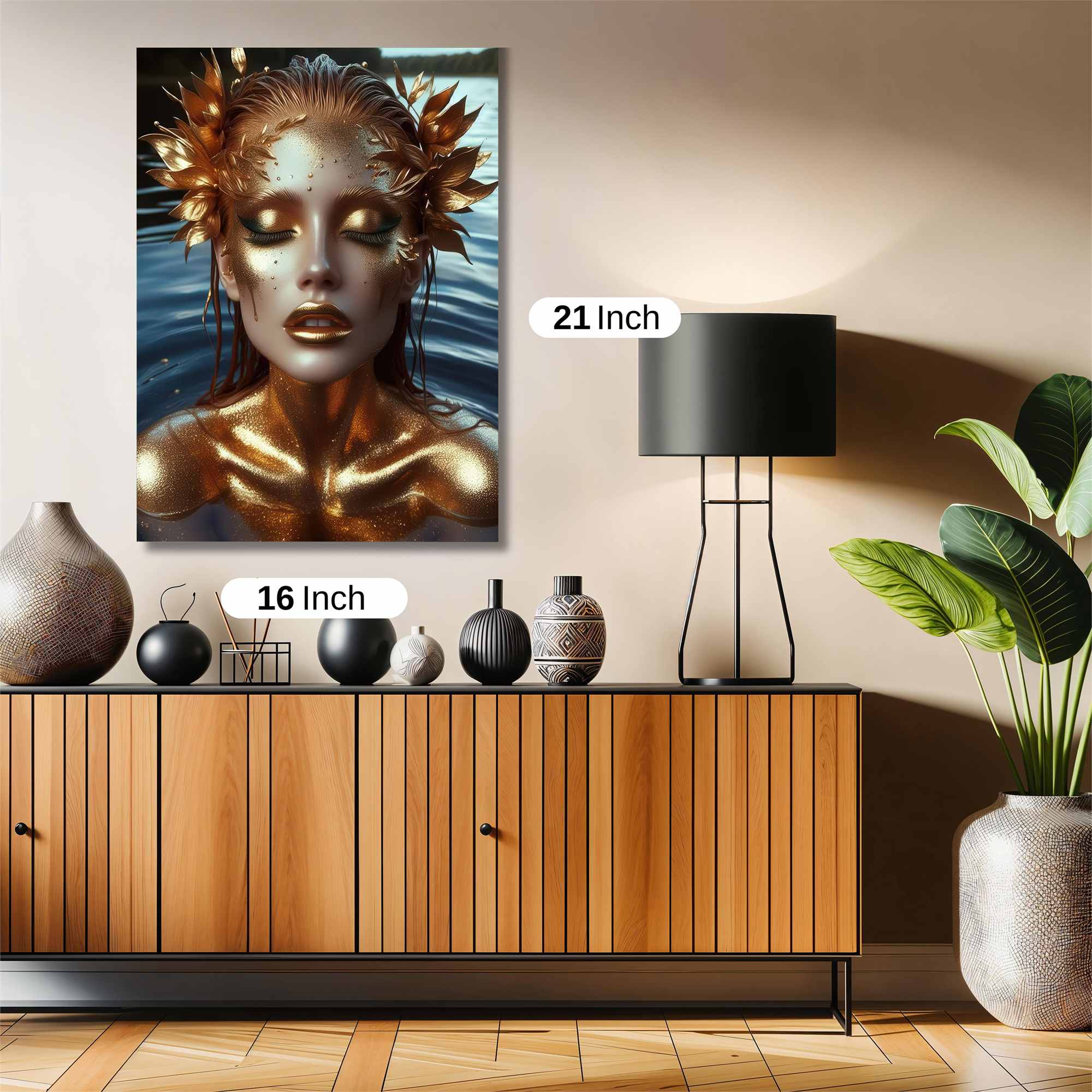 Golden Serenity Safe Wall Magnetic / M