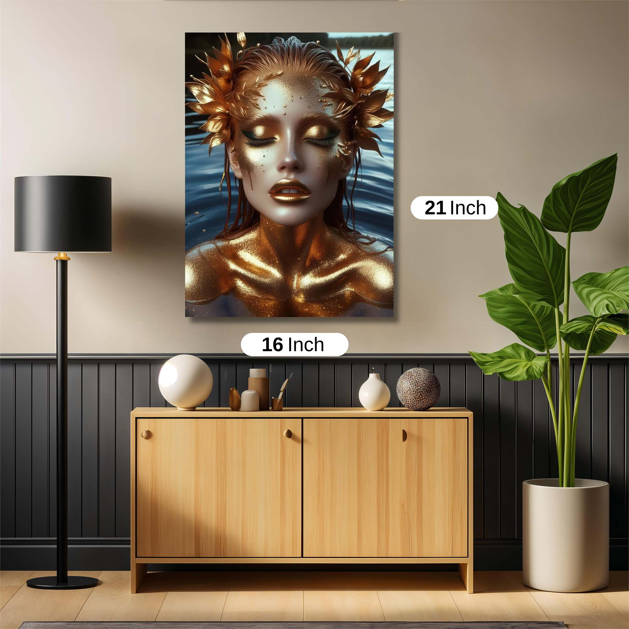 Golden Serenity Safe Wall Magnetic / M