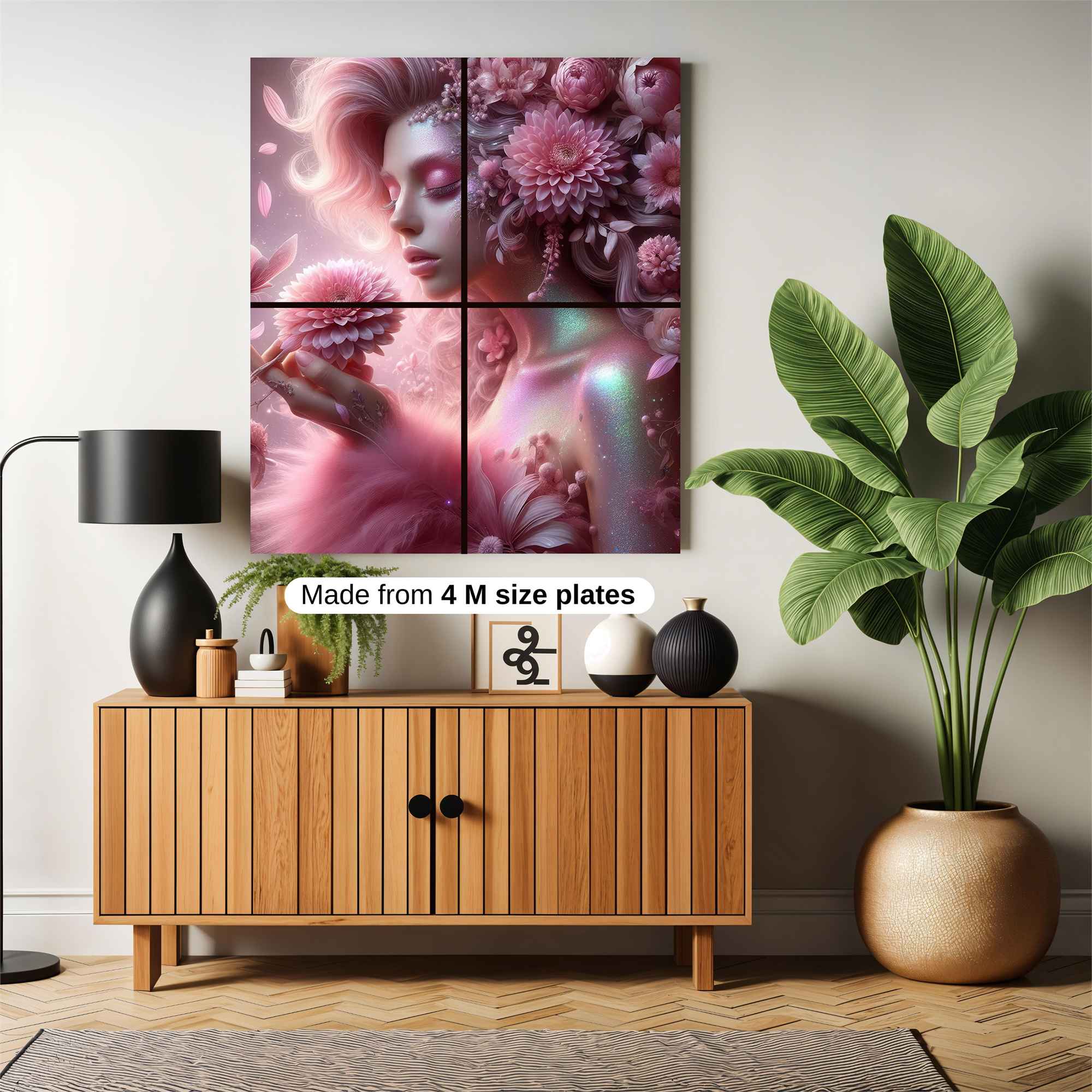 Floral Enchantment Safe Wall Magnetic / M