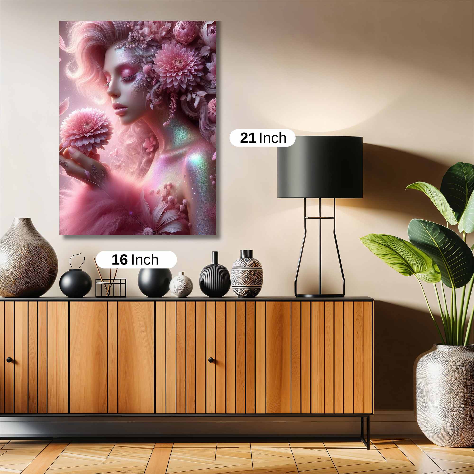 Floral Enchantment Safe Wall Magnetic / M