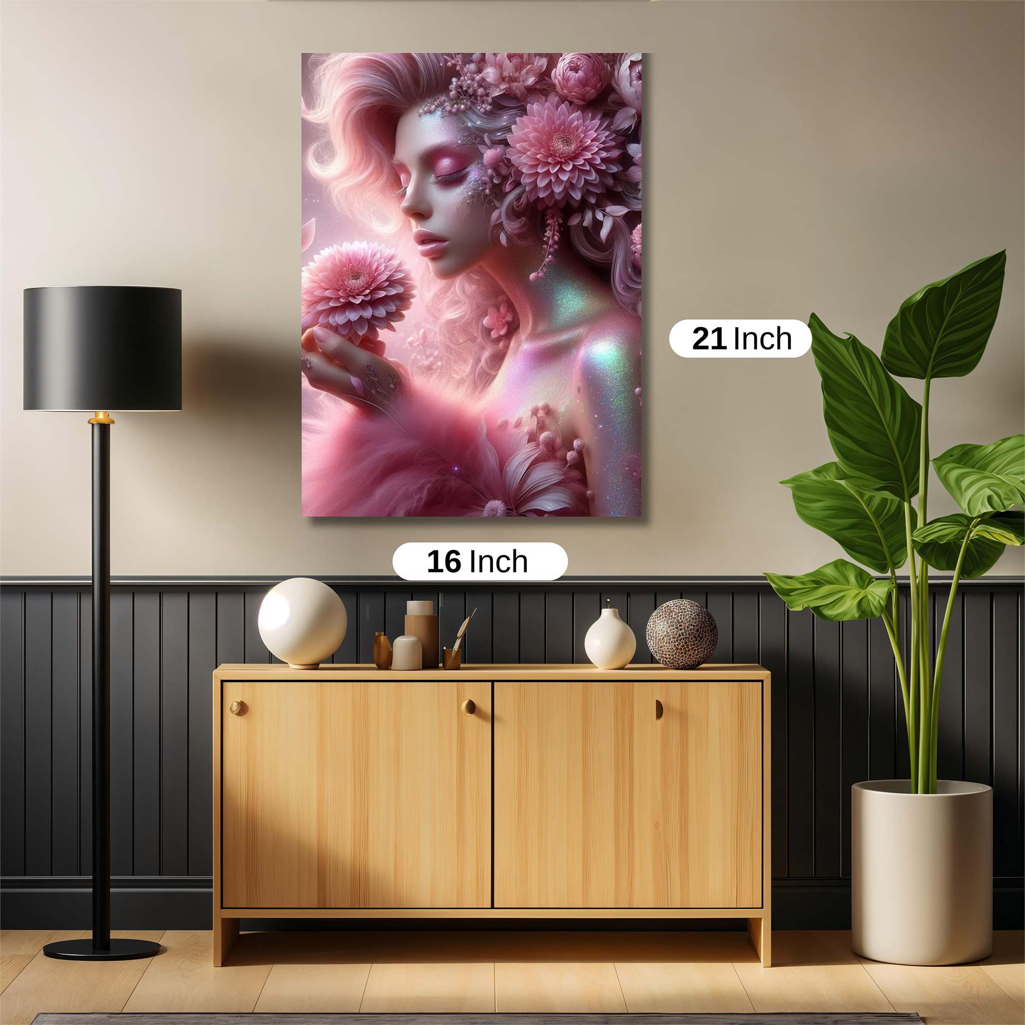 Floral Enchantment Safe Wall Magnetic / M