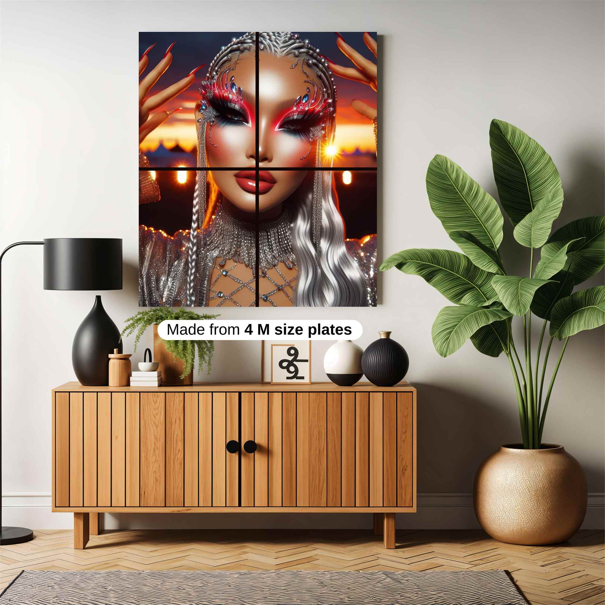 Sunset Diva Safe Wall Magnetic / M