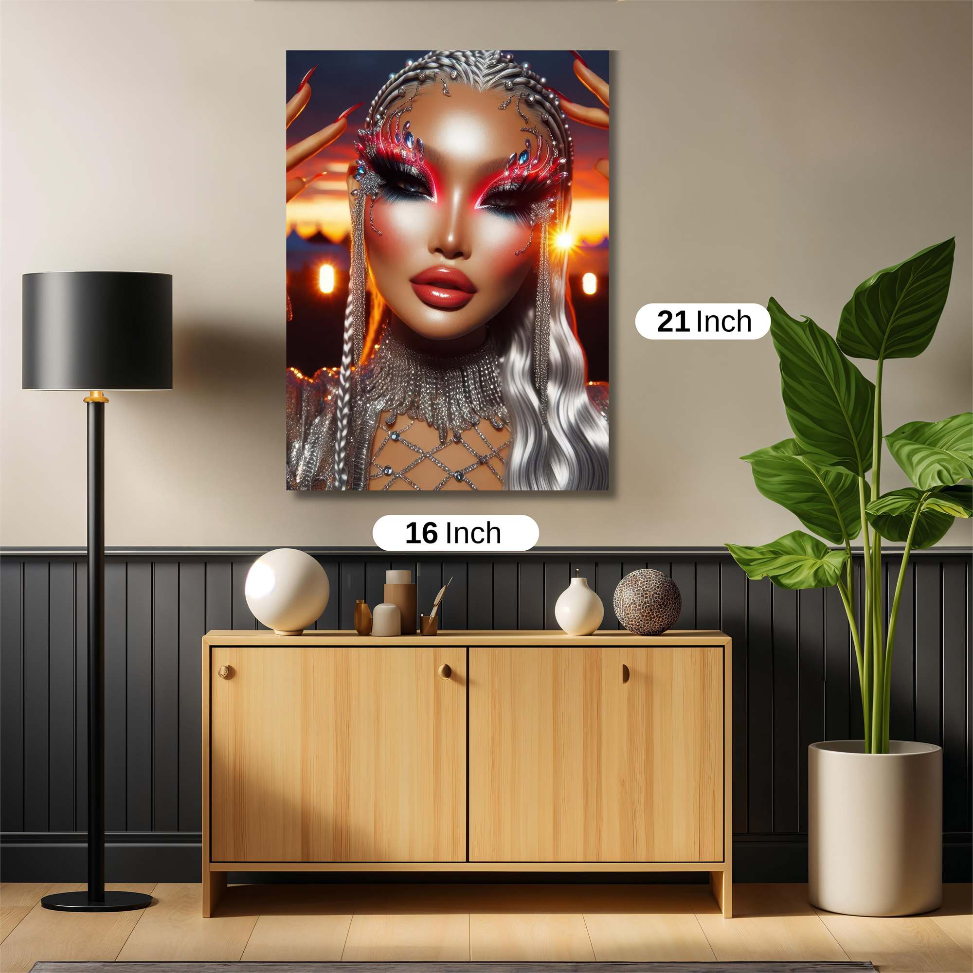 Sunset Diva Safe Wall Magnetic / M