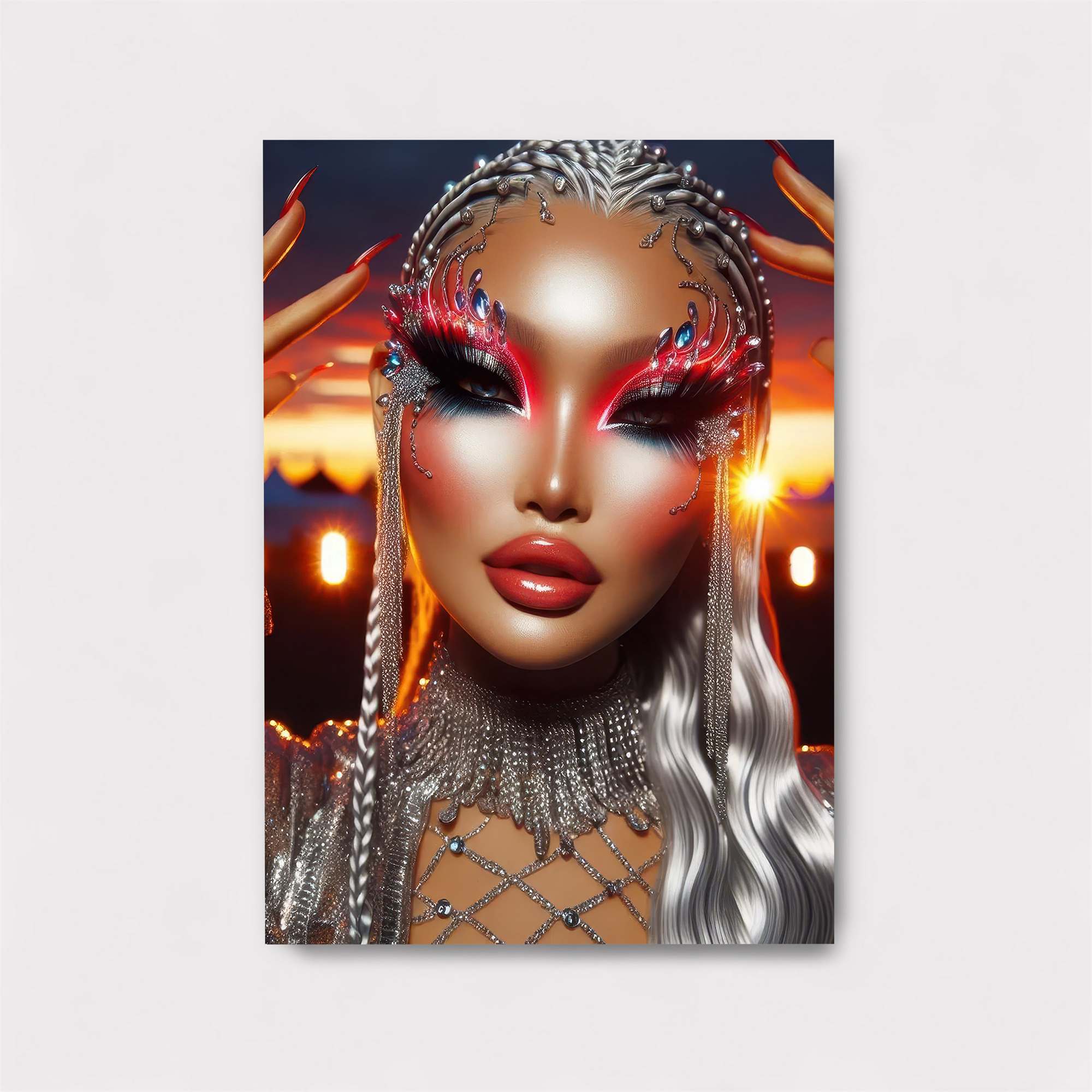 Sunset Diva Safe Wall Magnetic / M