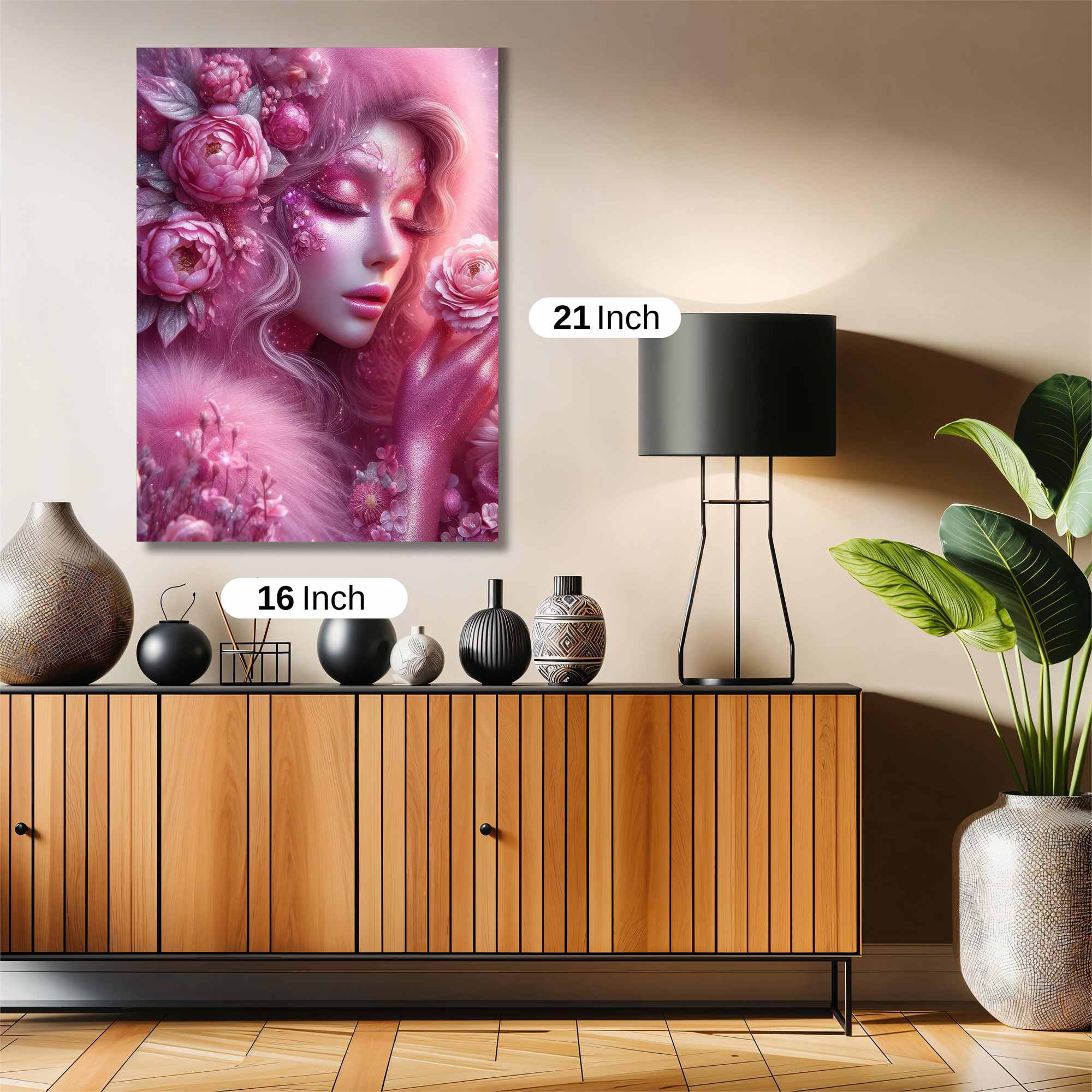 Floral Serenity Safe Wall Magnetic / M