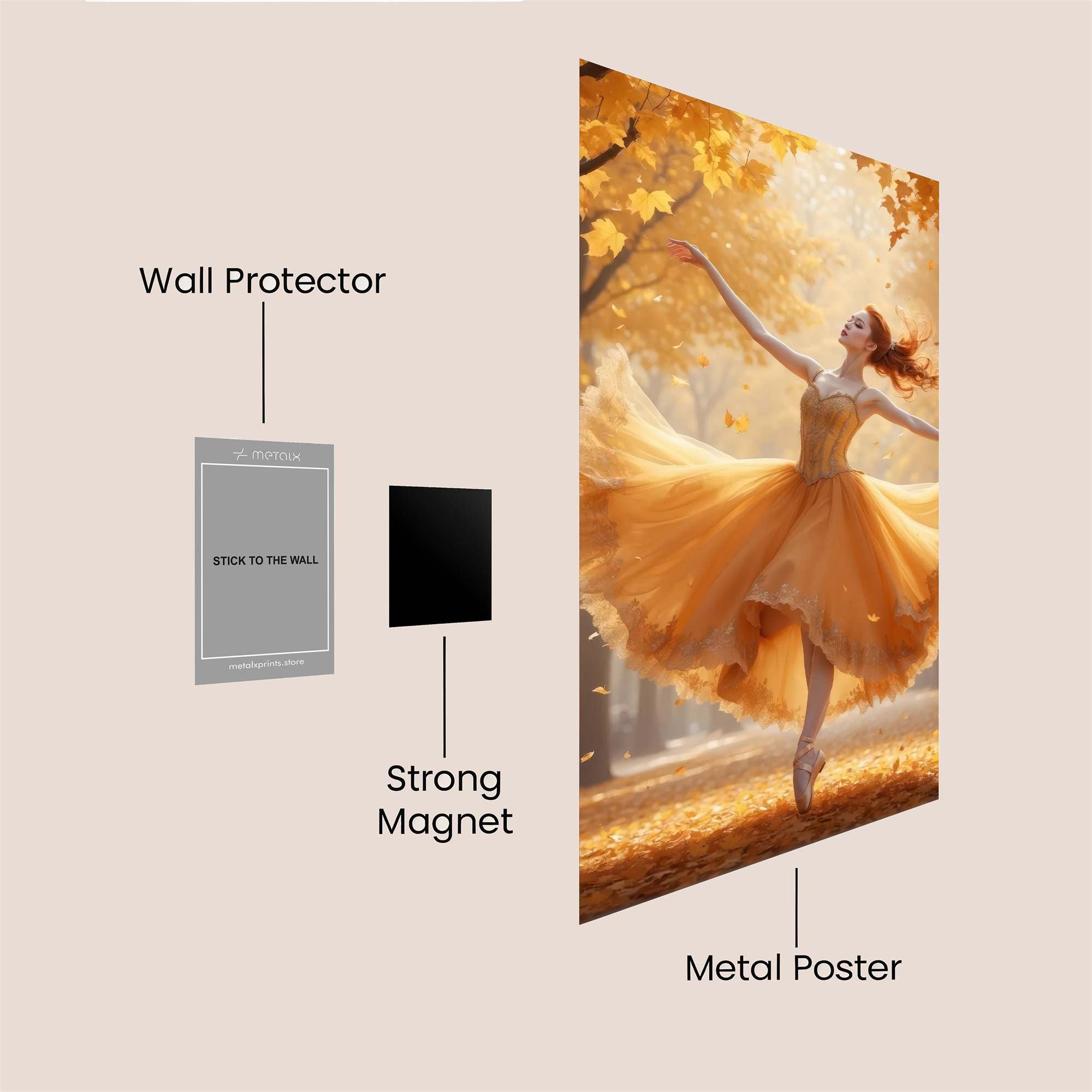 Autumn Whirl Safe Wall Magnetic / M