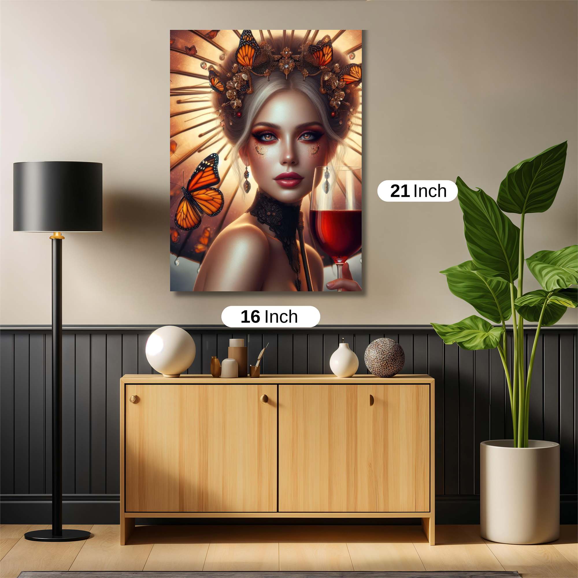 Butterfly Enchantress Safe Wall Magnetic / M