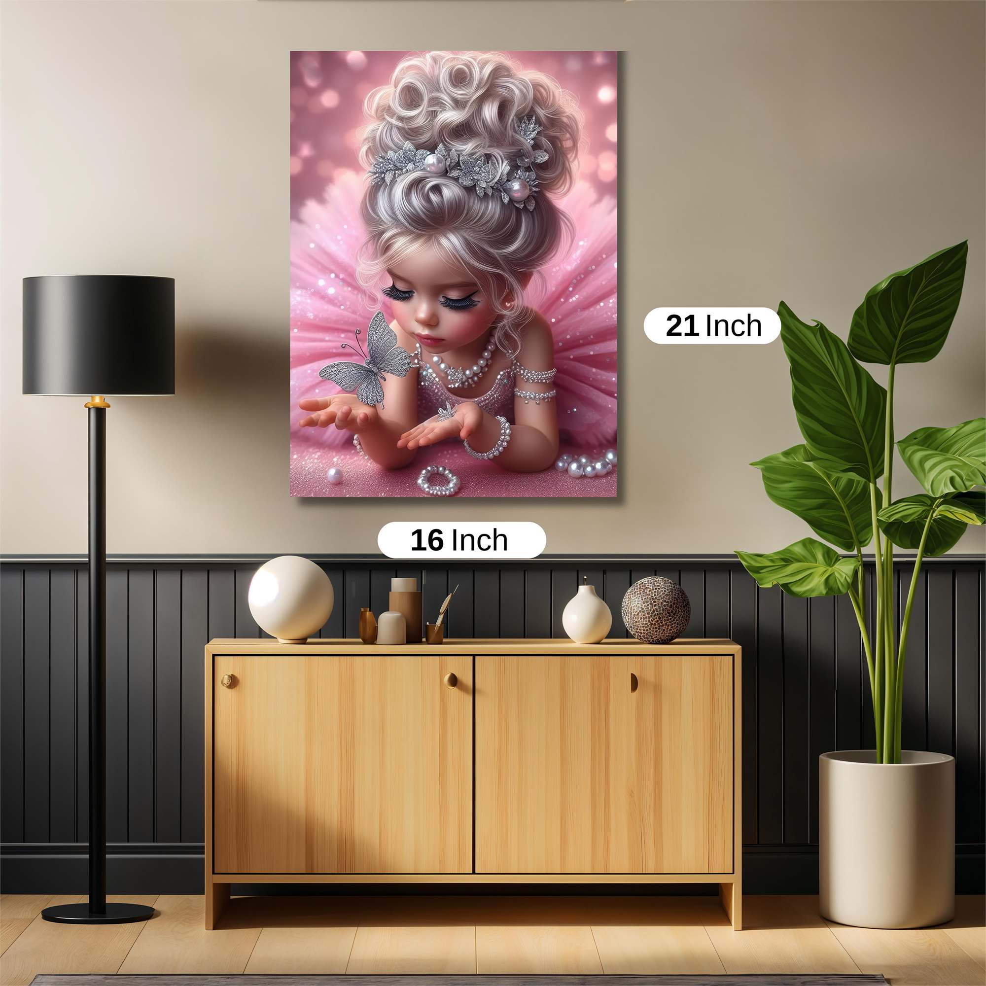 Butterfly Elegance Safe Wall Magnetic / M