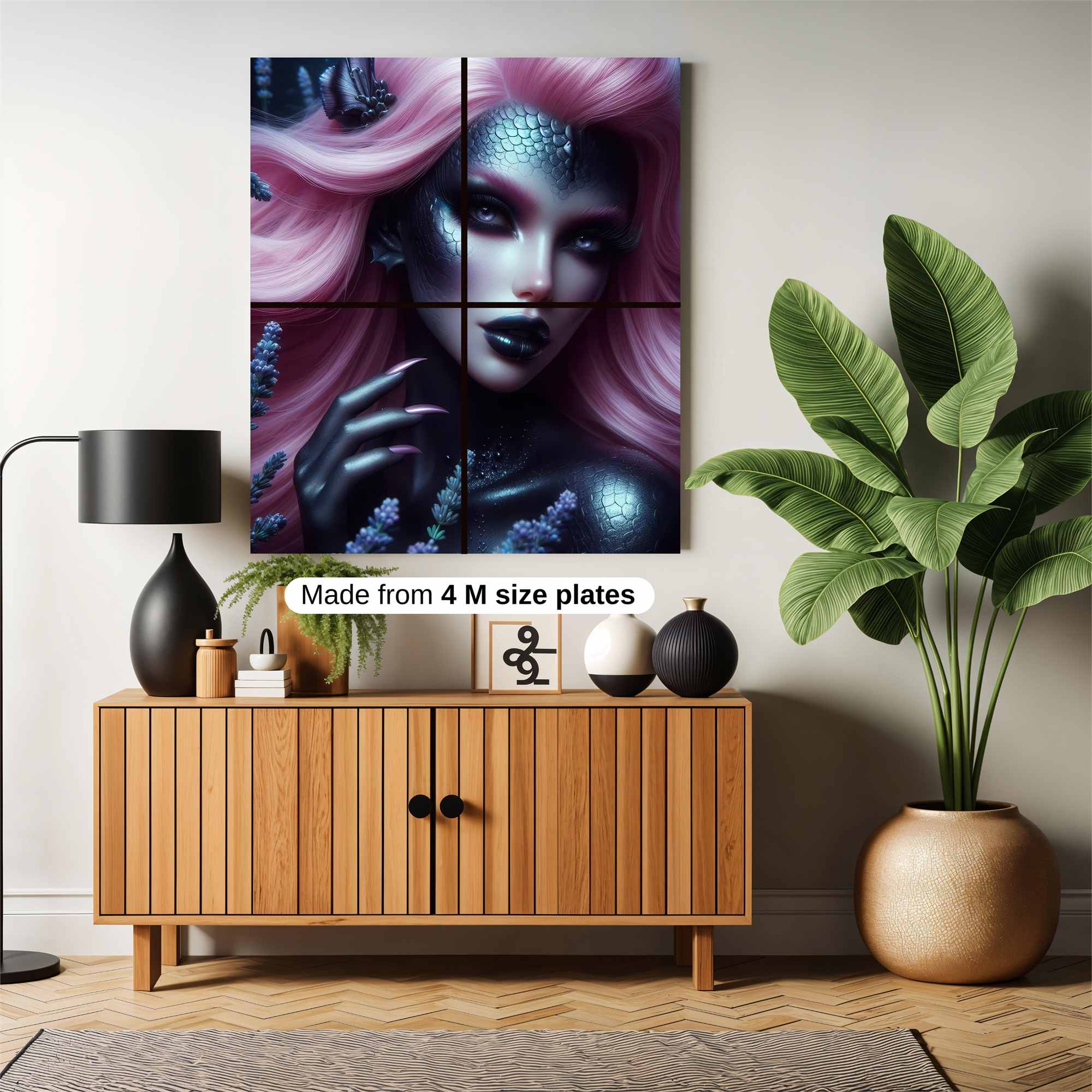 Mermaid Enigma Safe Wall Magnetic / M