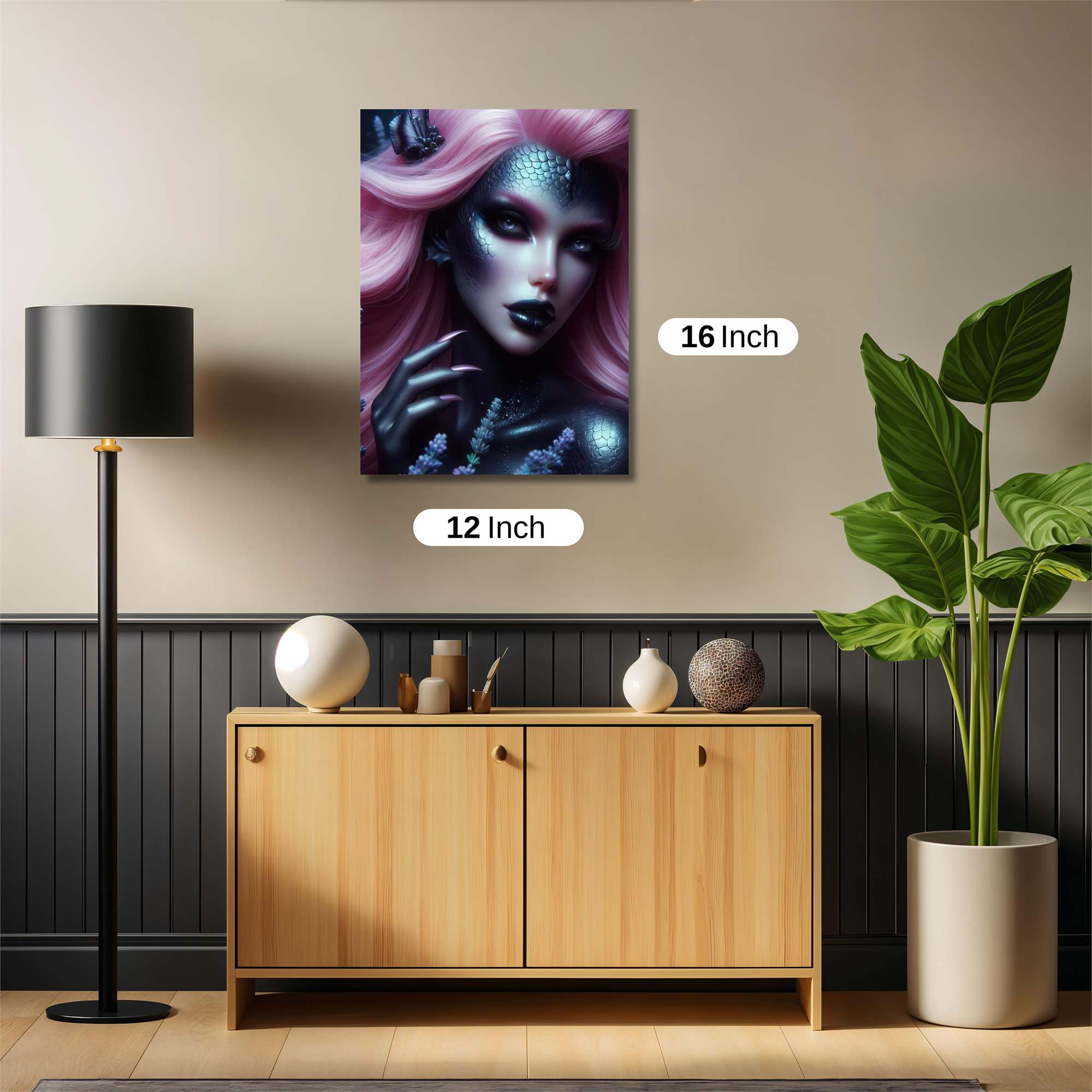 Mermaid Enigma Safe Wall Magnetic / M