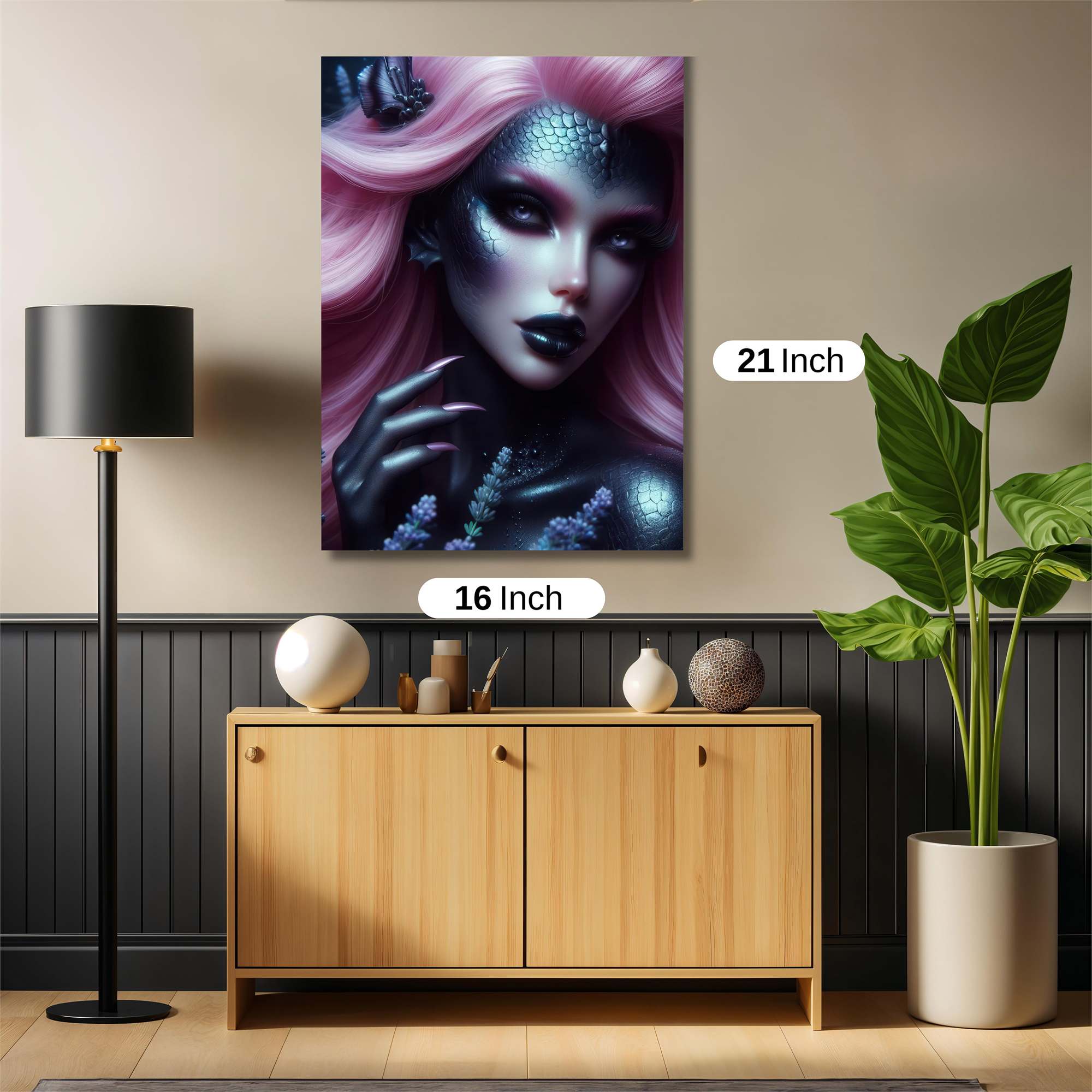 Mermaid Enigma Safe Wall Magnetic / M