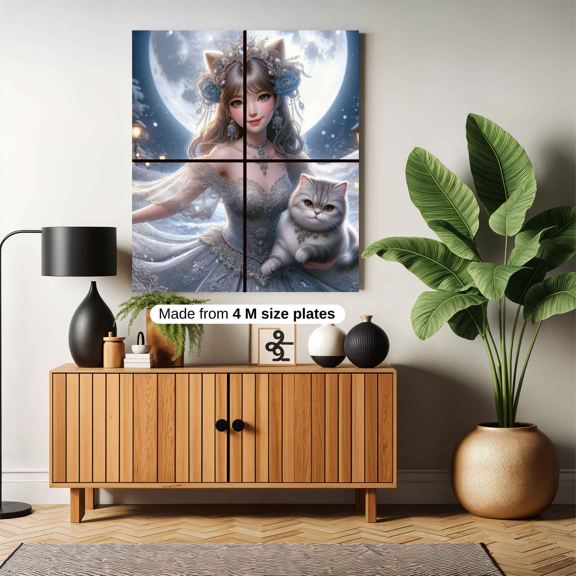 Lunar Elegance Safe Wall Magnetic / M