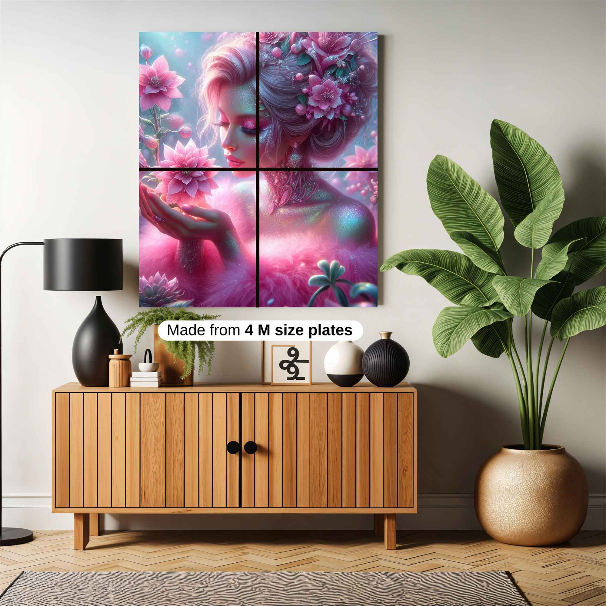 Floral Enchantment Safe Wall Magnetic / M