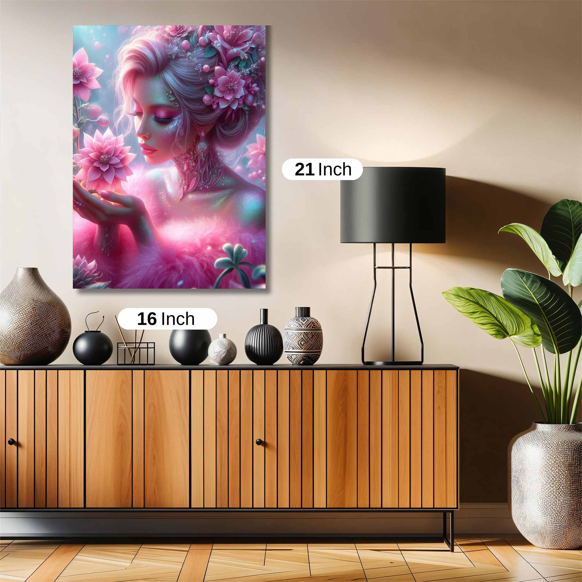 Floral Enchantment Safe Wall Magnetic / M