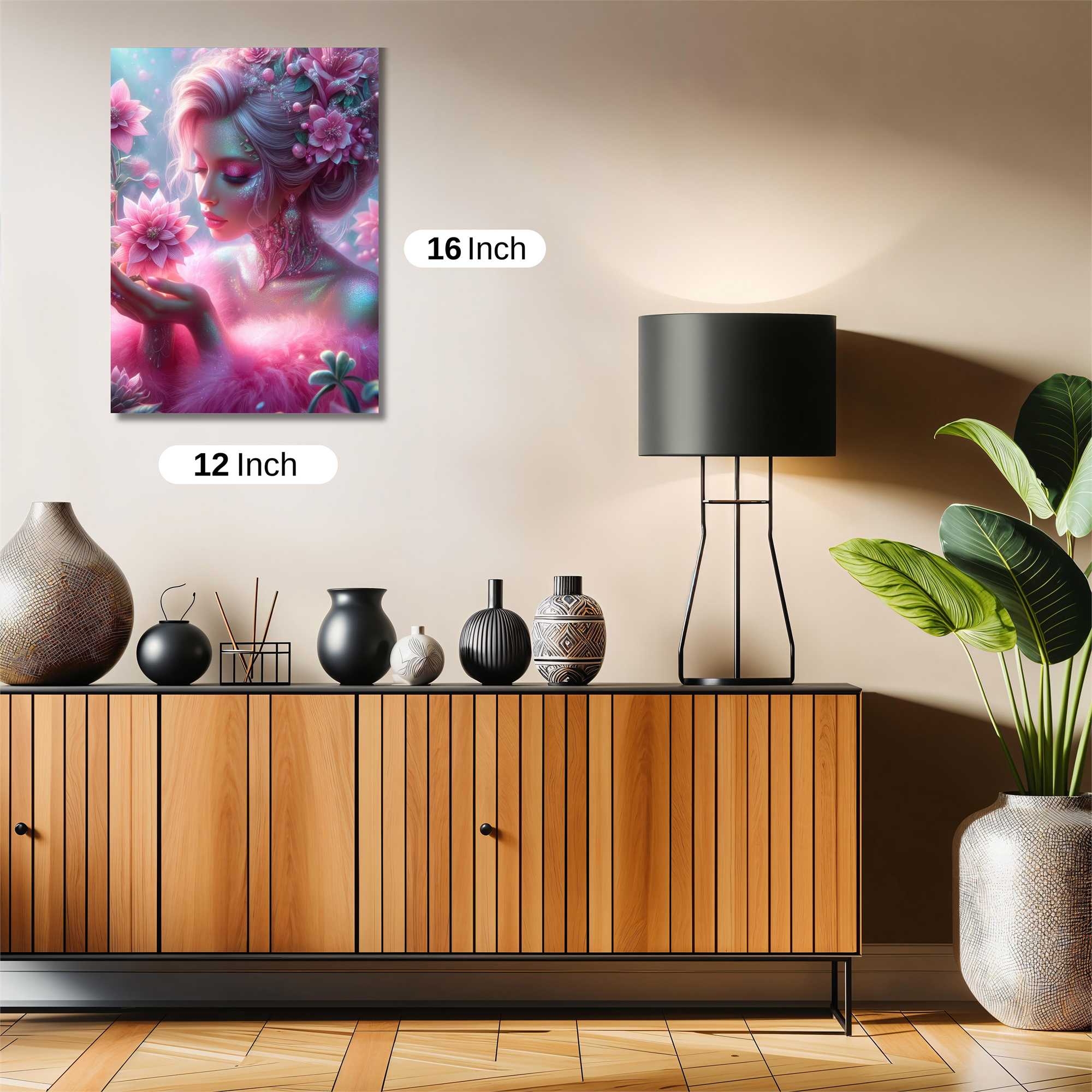 Floral Enchantment Safe Wall Magnetic / M