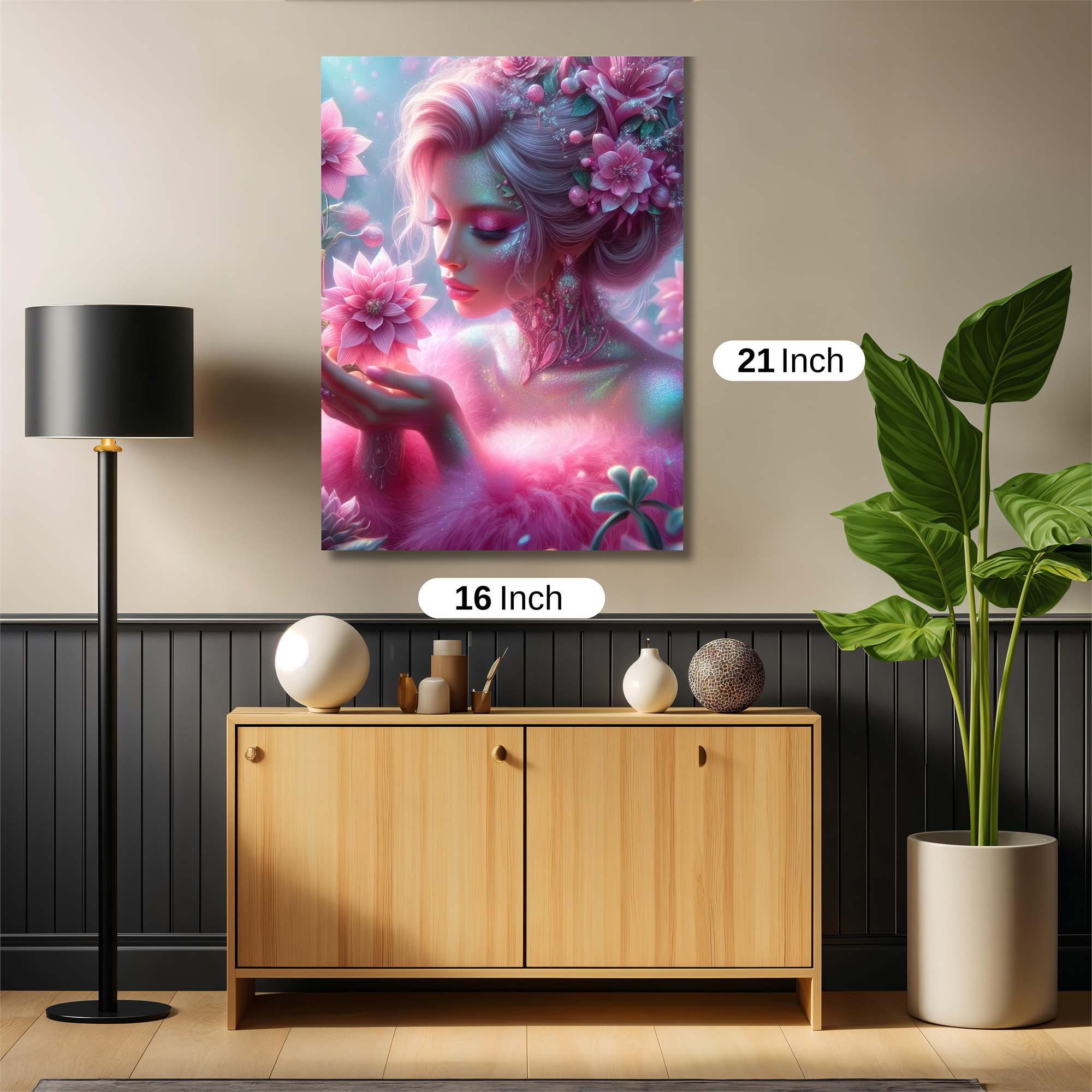 Floral Enchantment Safe Wall Magnetic / M