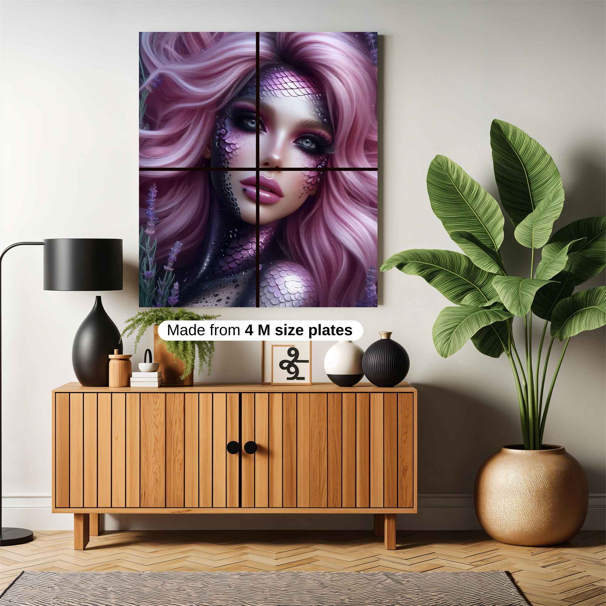 Mermaid Enchantment Safe Wall Magnetic / M