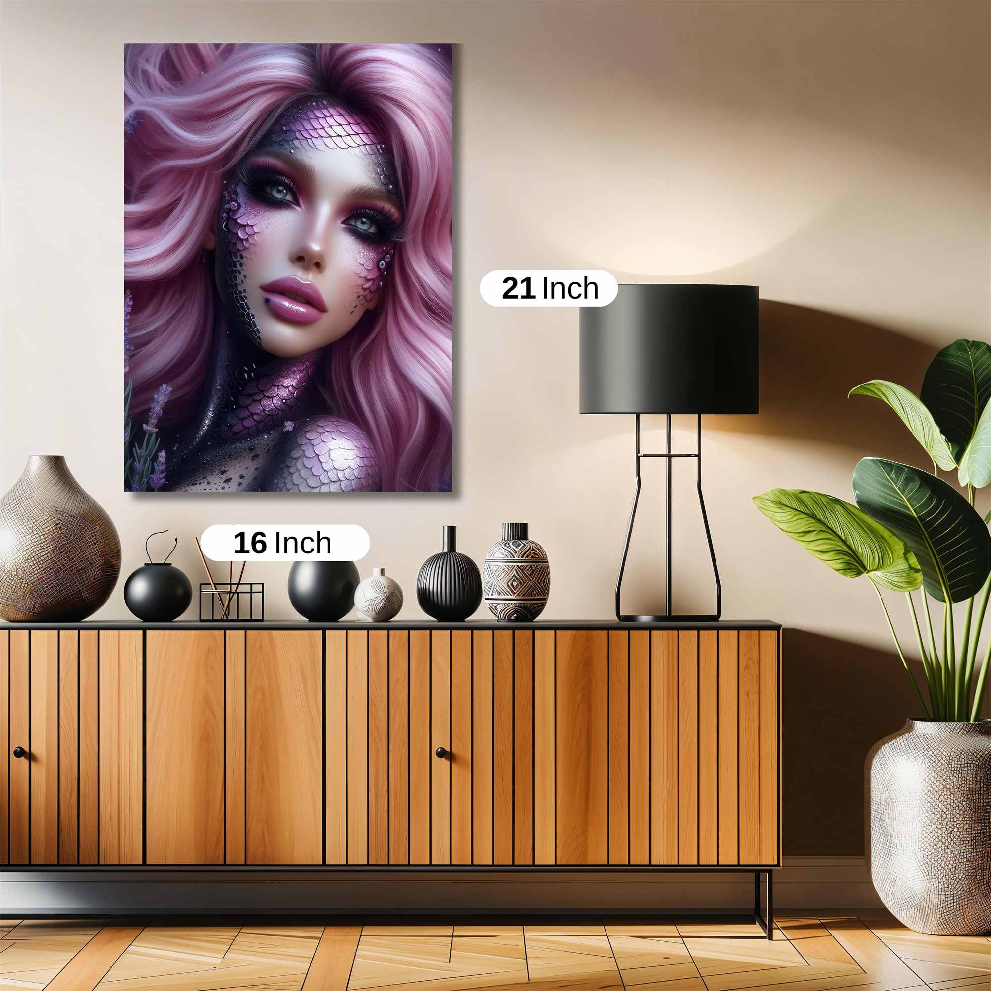 Mermaid Enchantment Safe Wall Magnetic / M