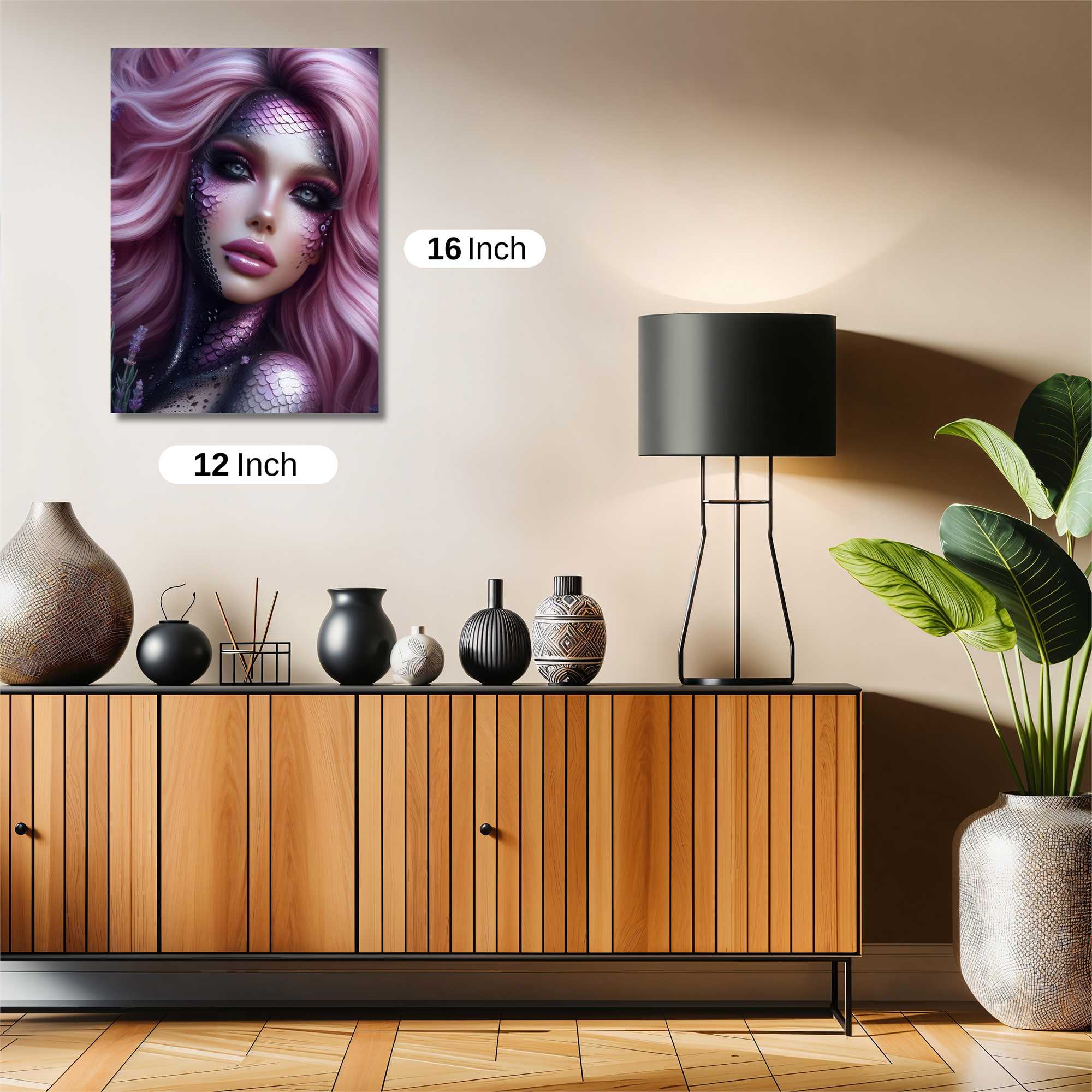 Mermaid Enchantment Safe Wall Magnetic / M