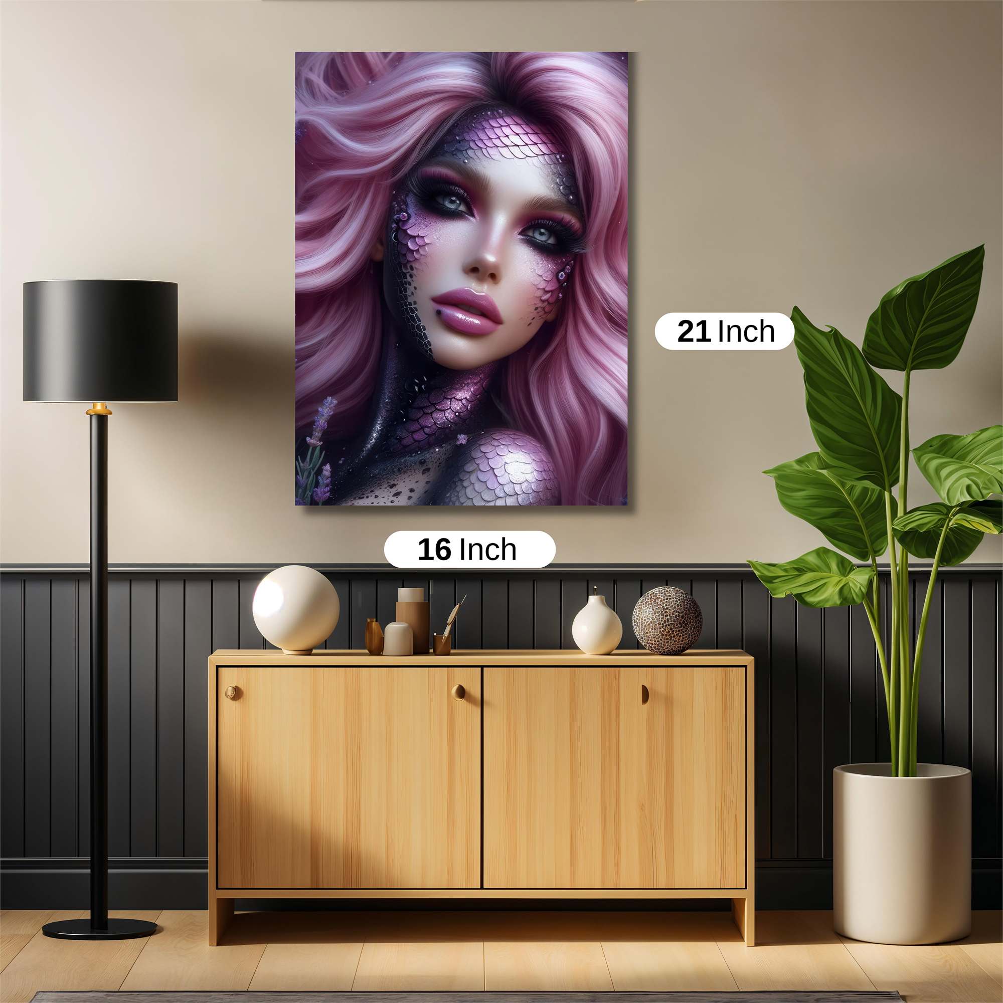 Mermaid Enchantment Safe Wall Magnetic / M