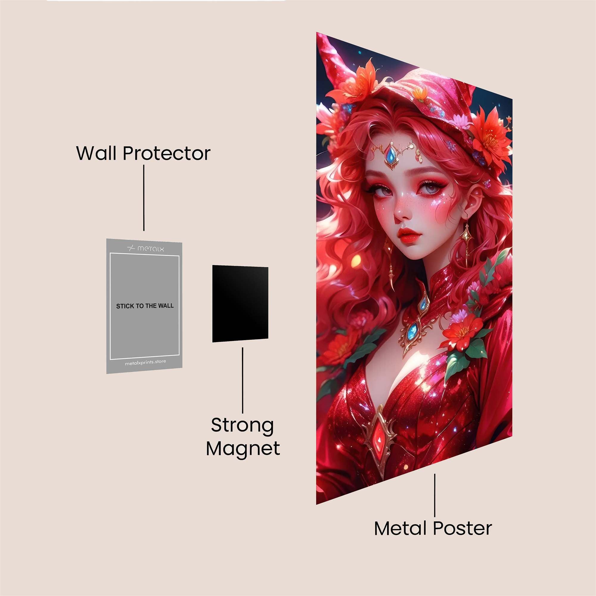 Fairy Enchantment Safe Wall Magnetic / M