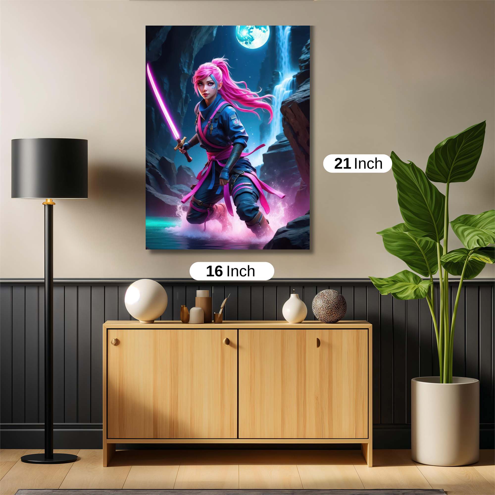 Samurai Serenity Safe Wall Magnetic / M
