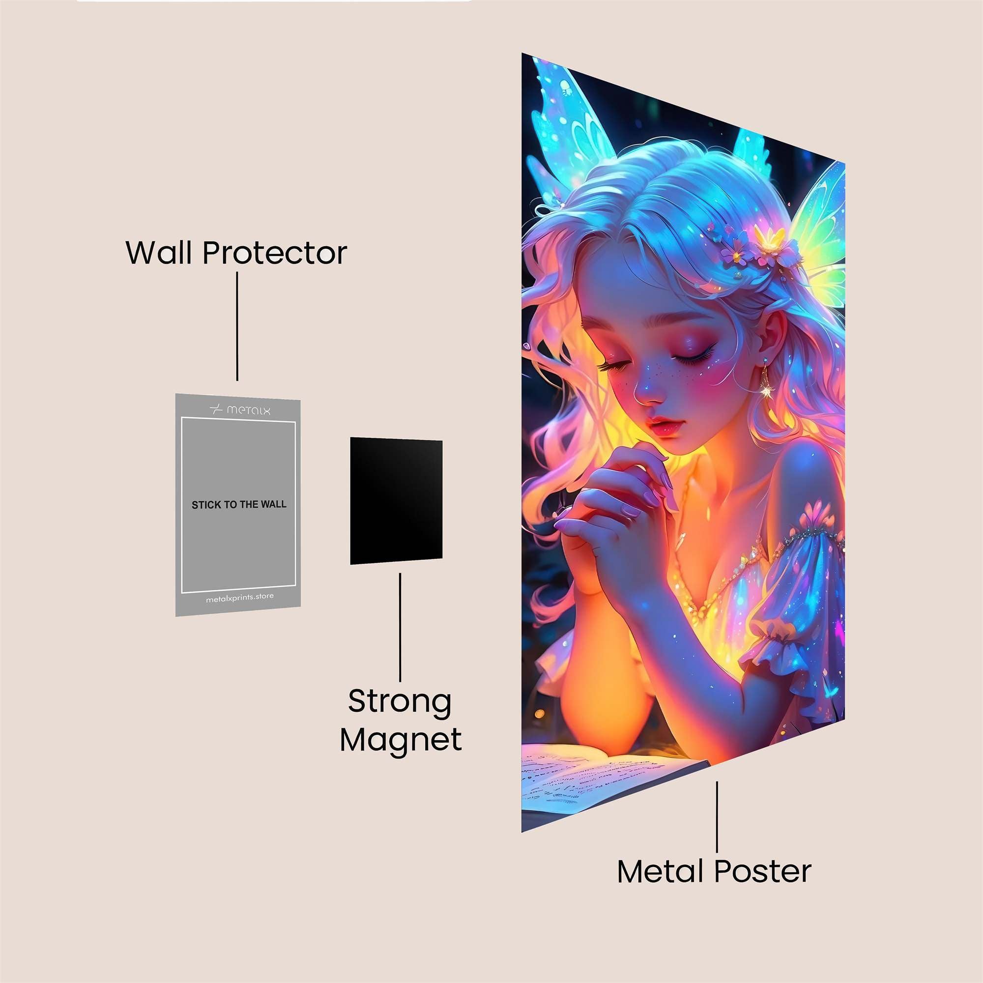 Luna Serene Safe Wall Magnetic / M