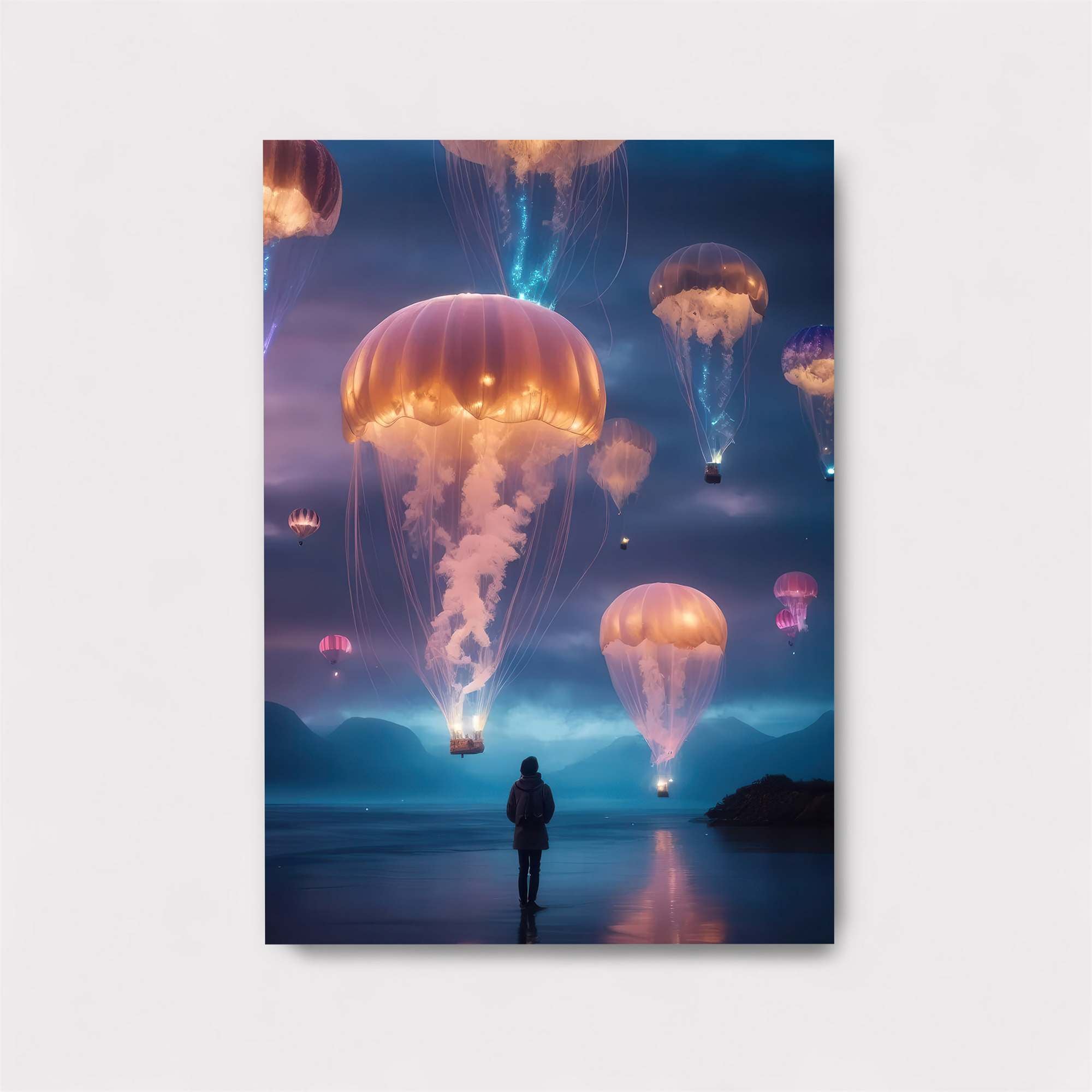 Jellyfish Dreamscape Safe Wall Magnetic / M