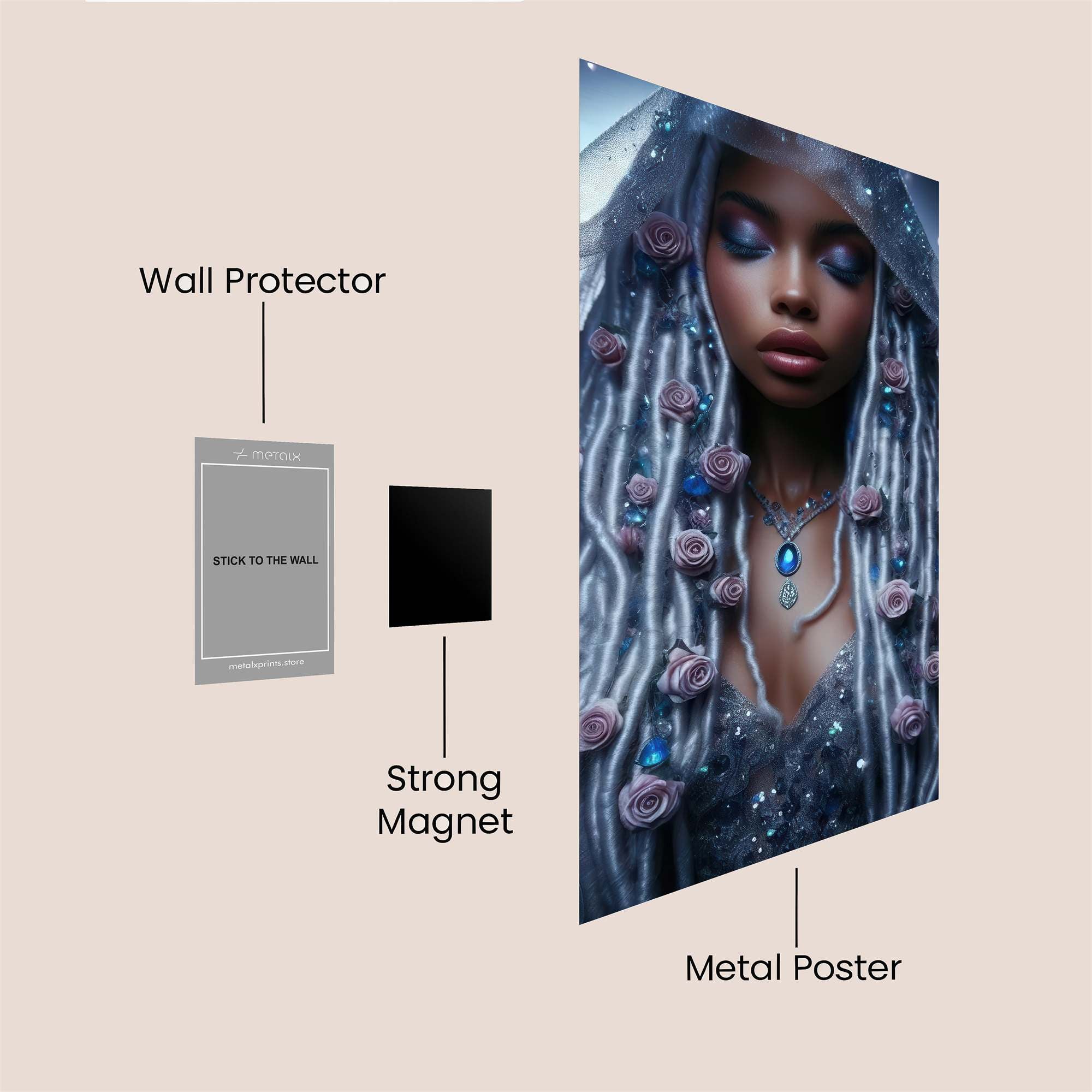 Mystic Enchantress Safe Wall Magnetic / M