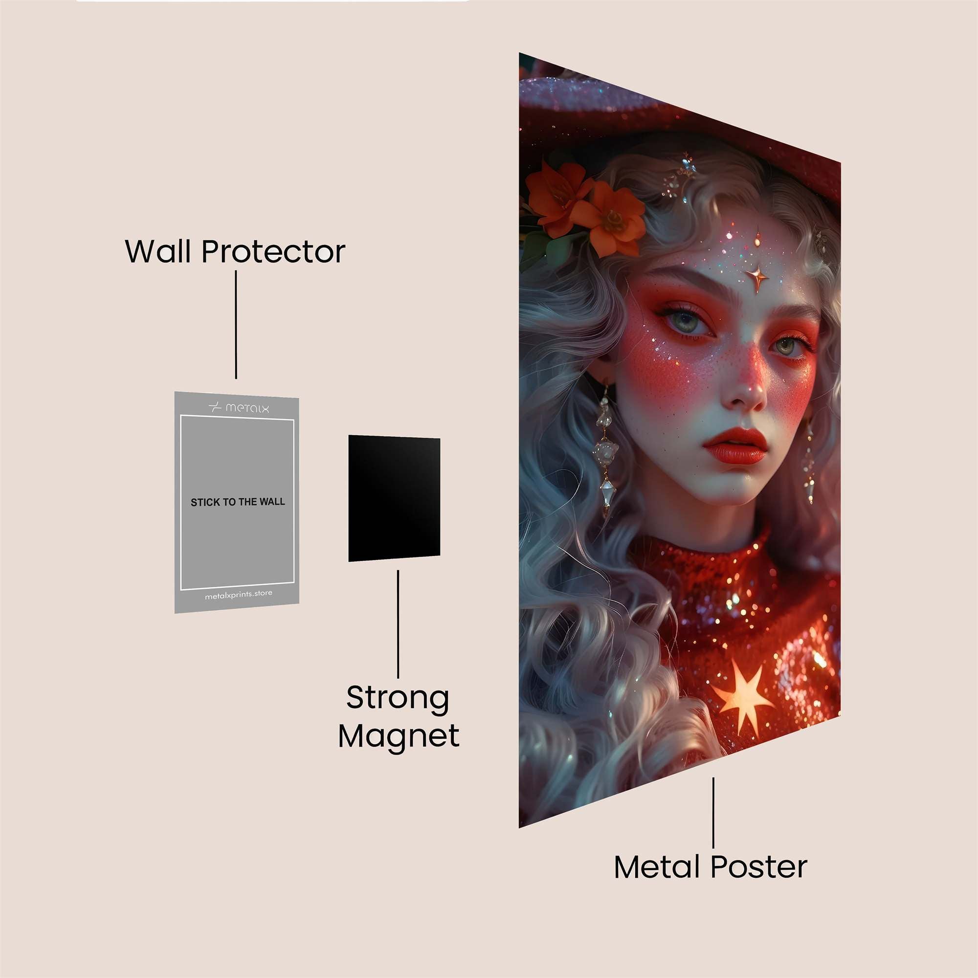 Mystic Enchantment Safe Wall Magnetic / M