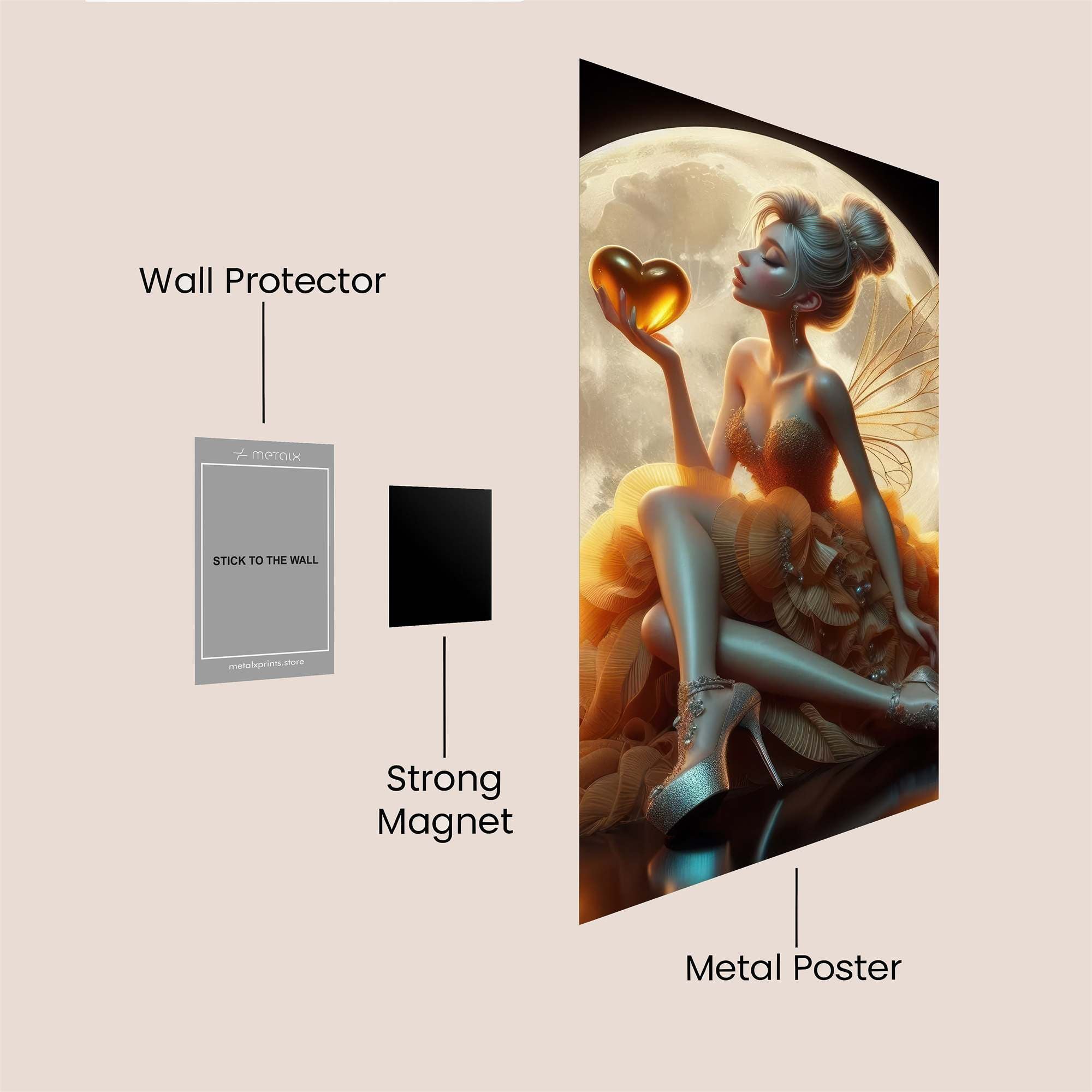 Fairy Enchantment Safe Wall Magnetic / M