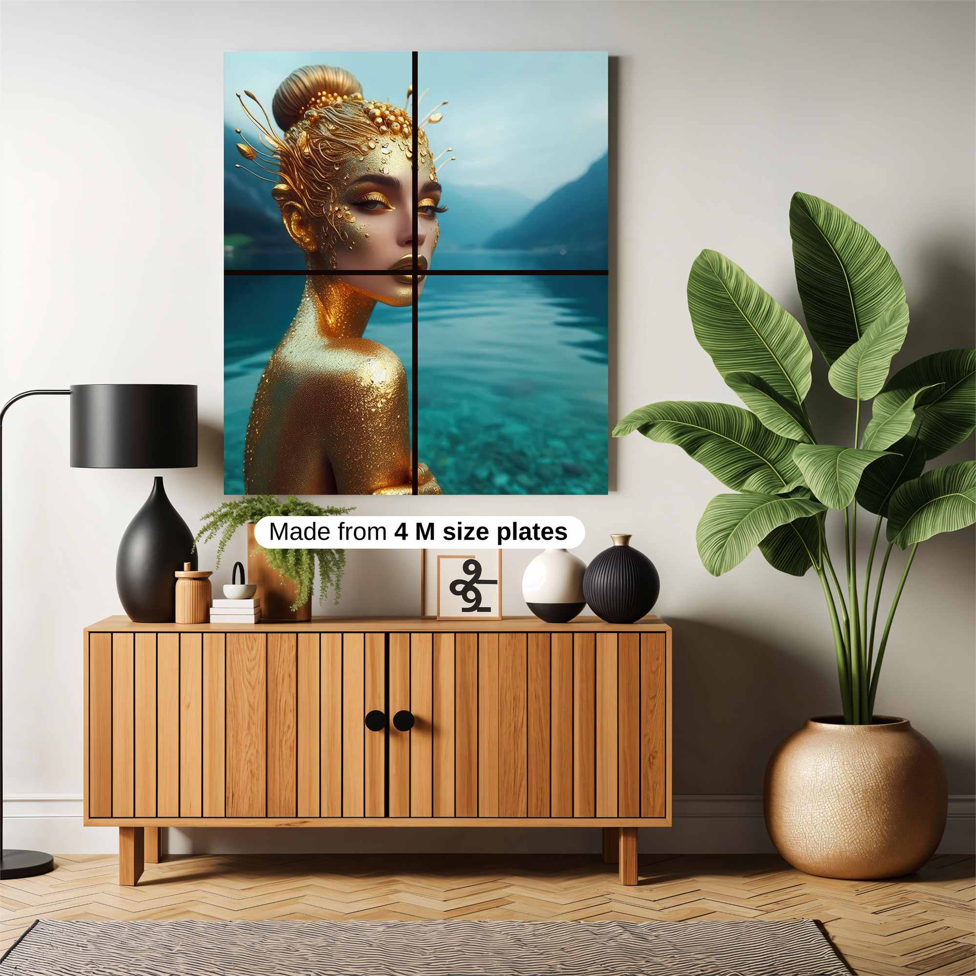 Golden Serenity Safe Wall Magnetic / M
