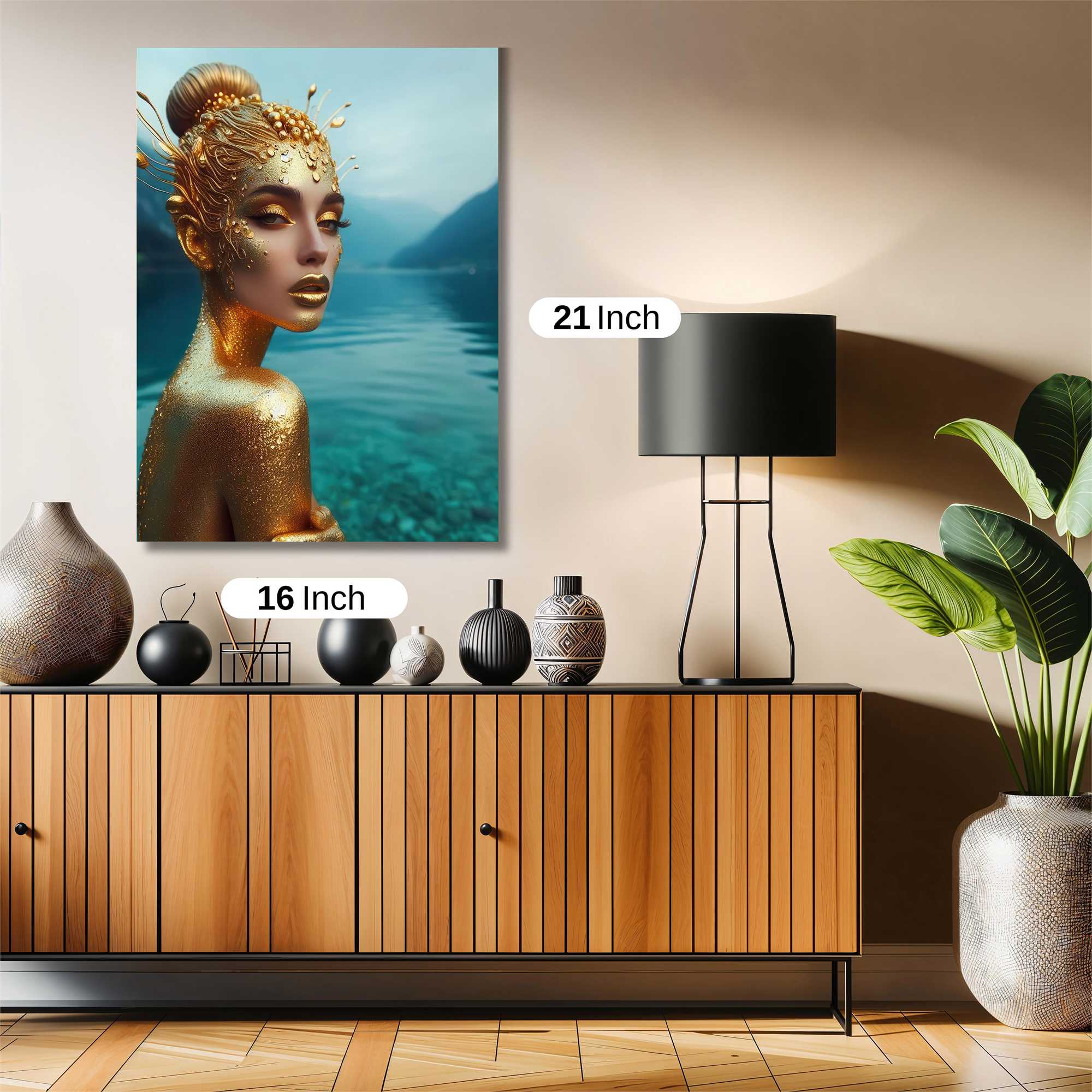 Golden Serenity Safe Wall Magnetic / M