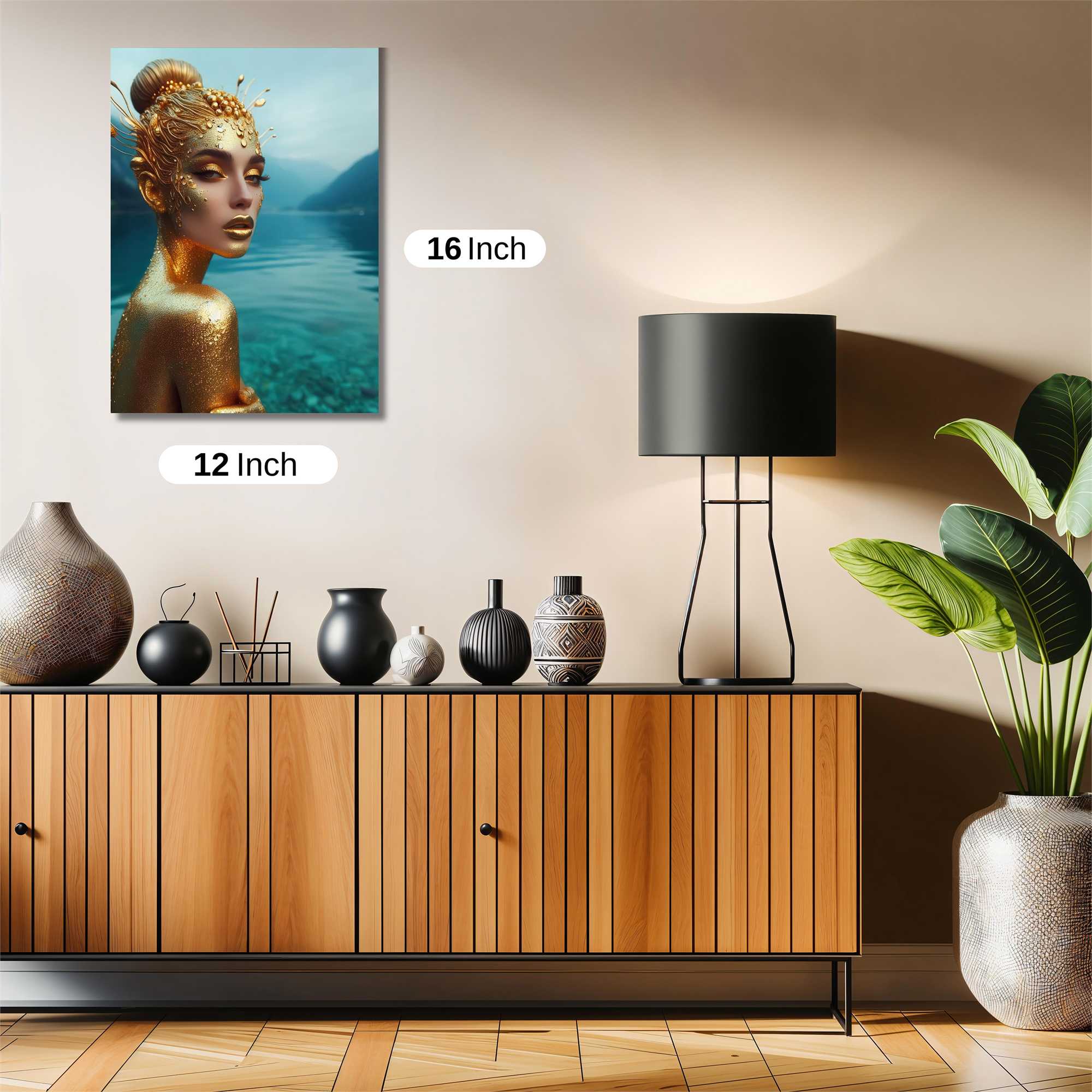 Golden Serenity Safe Wall Magnetic / M