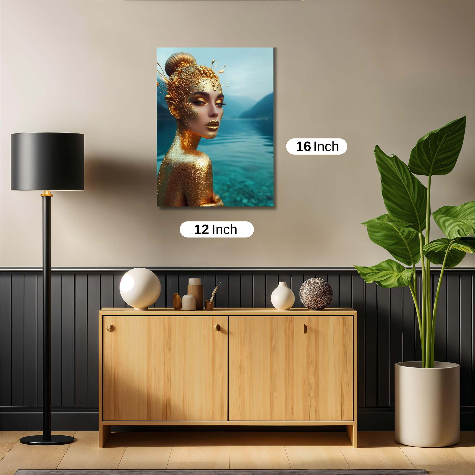 Golden Serenity Safe Wall Magnetic / M