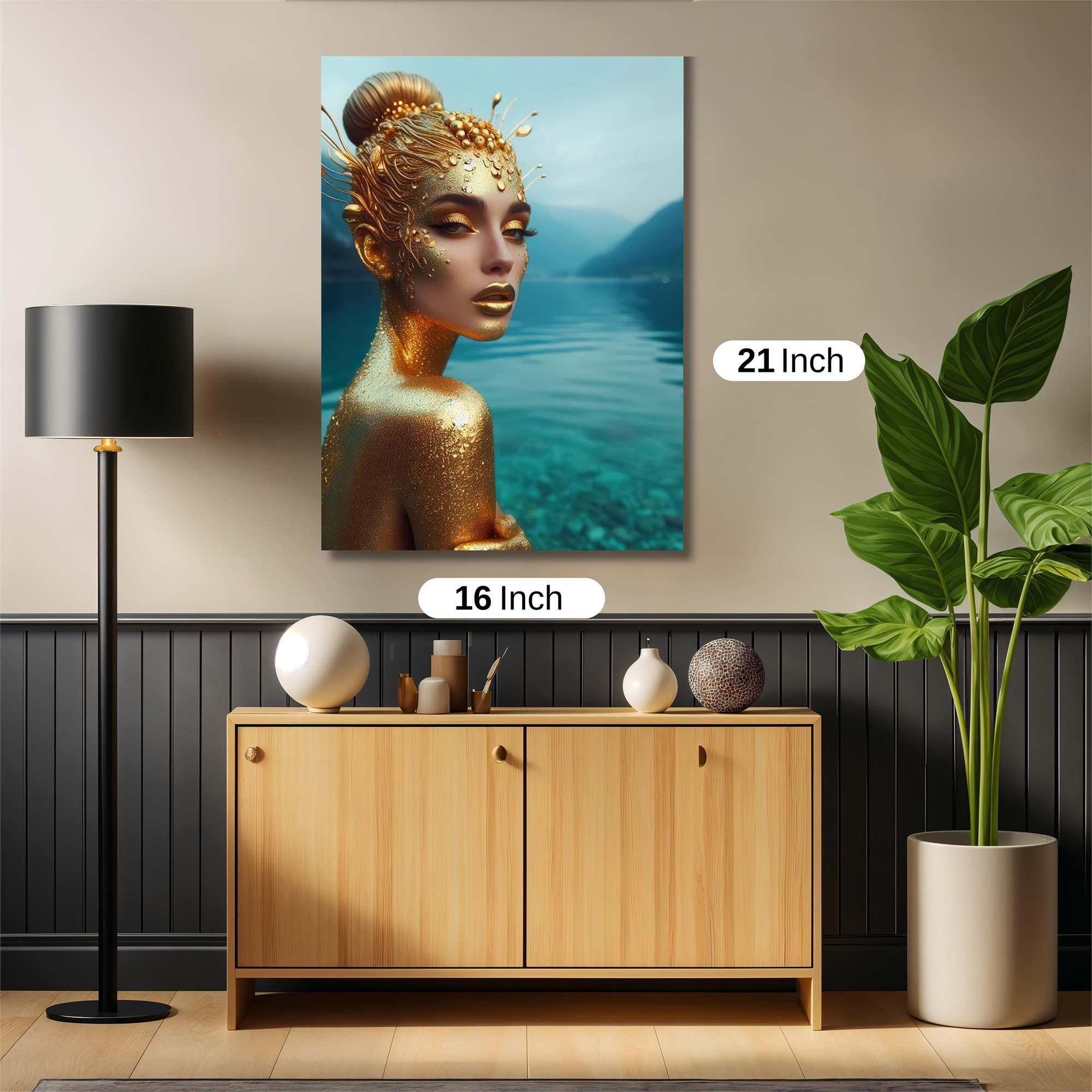 Golden Serenity Safe Wall Magnetic / M