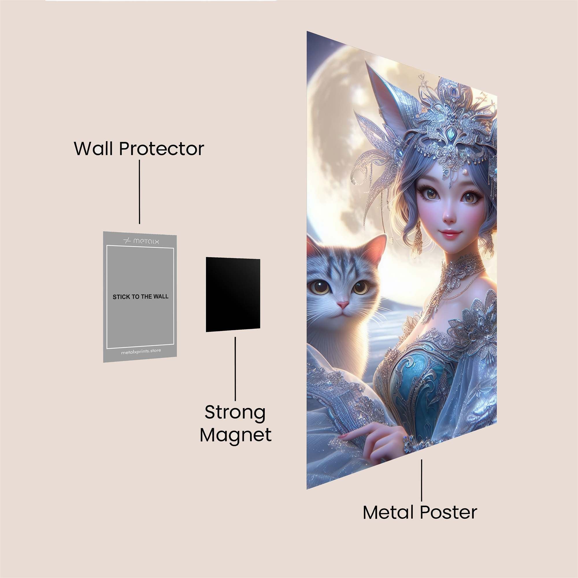 Lunar Enchantress Safe Wall Magnetic / M