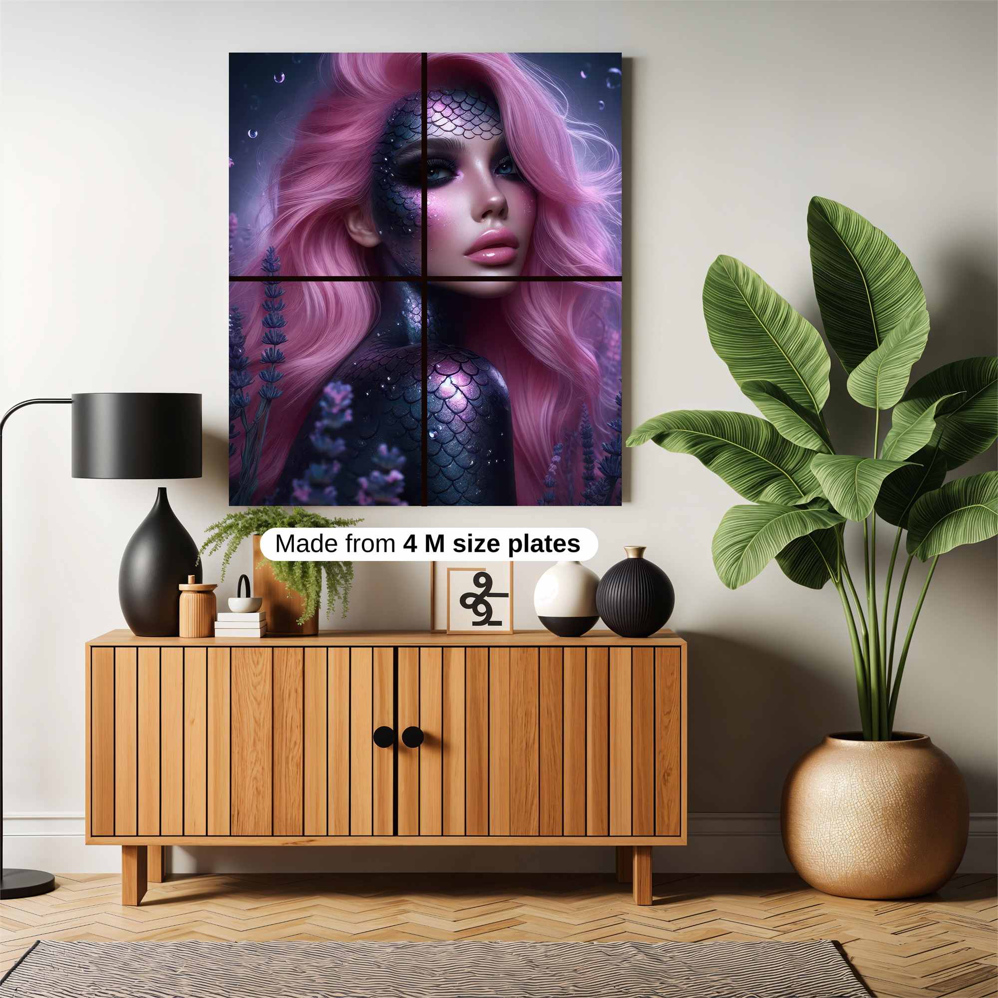 Mermaid Enigma Safe Wall Magnetic / M