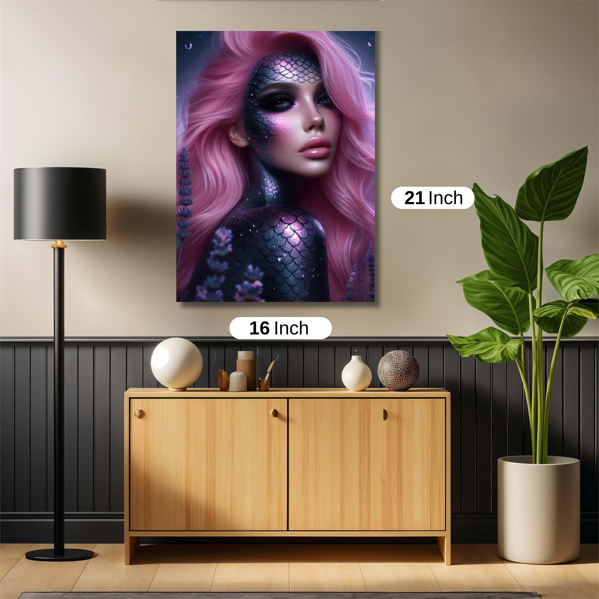 Mermaid Enigma Safe Wall Magnetic / M