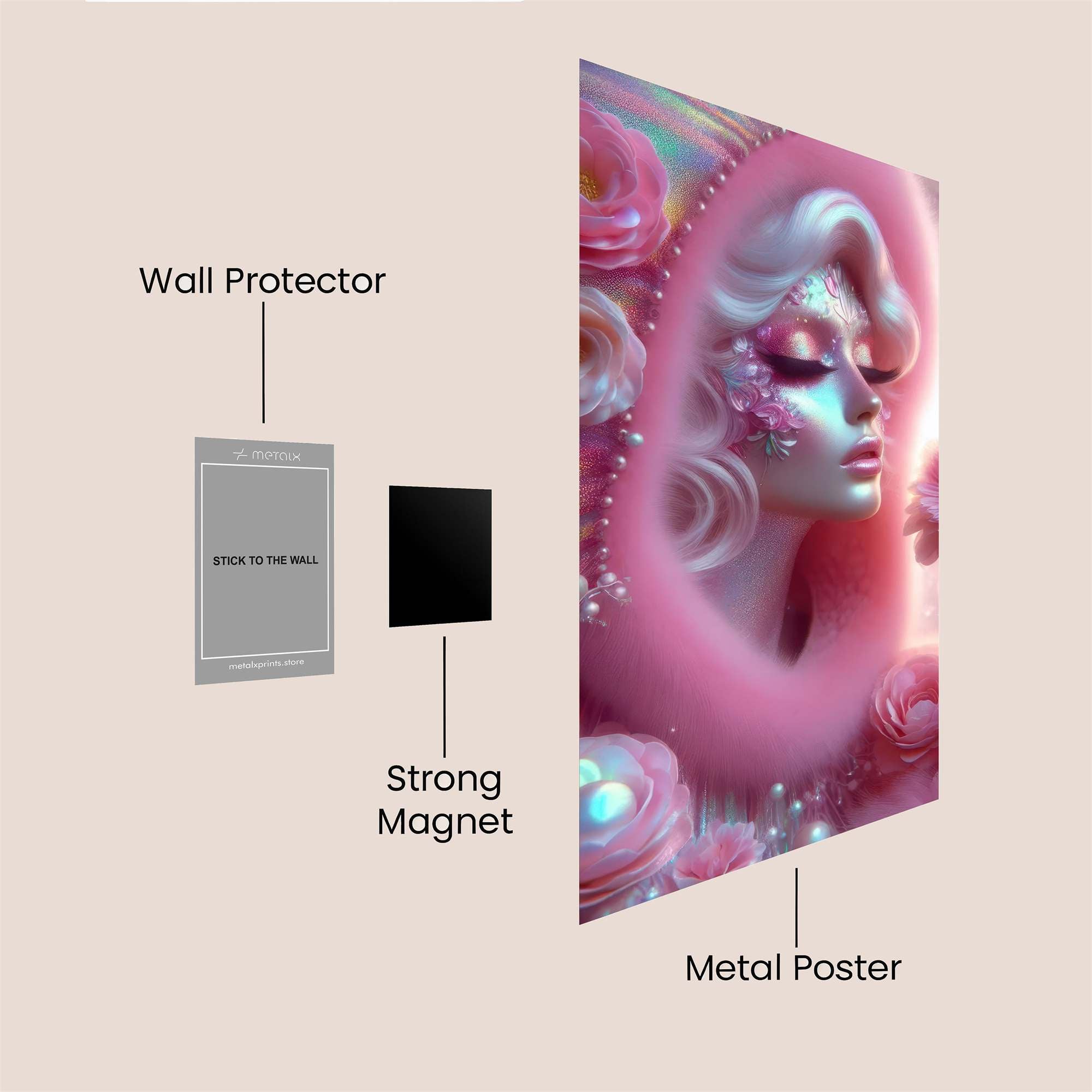 Fairy Enchantment Safe Wall Magnetic / M