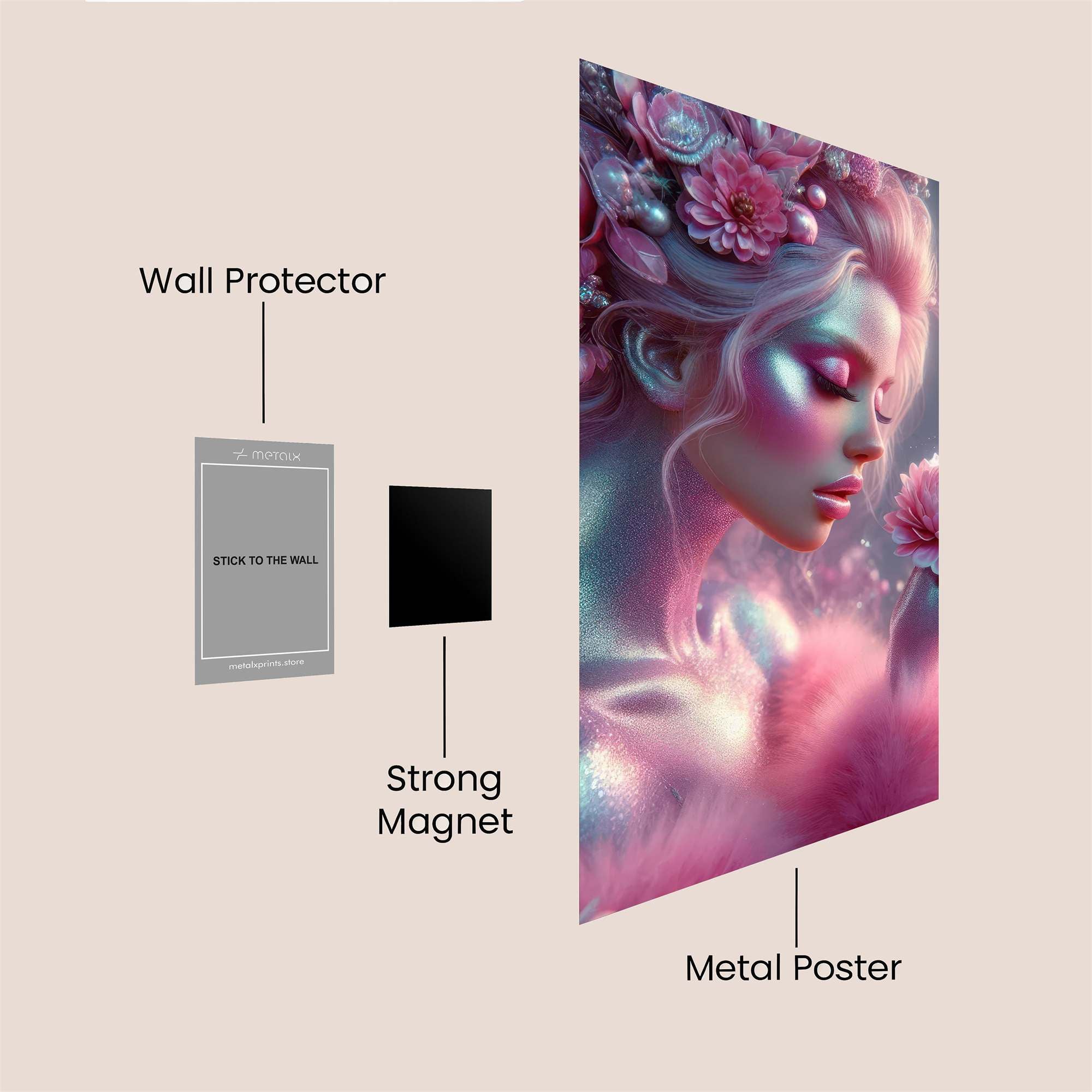 Fairy Whimsy Safe Wall Magnetic / M