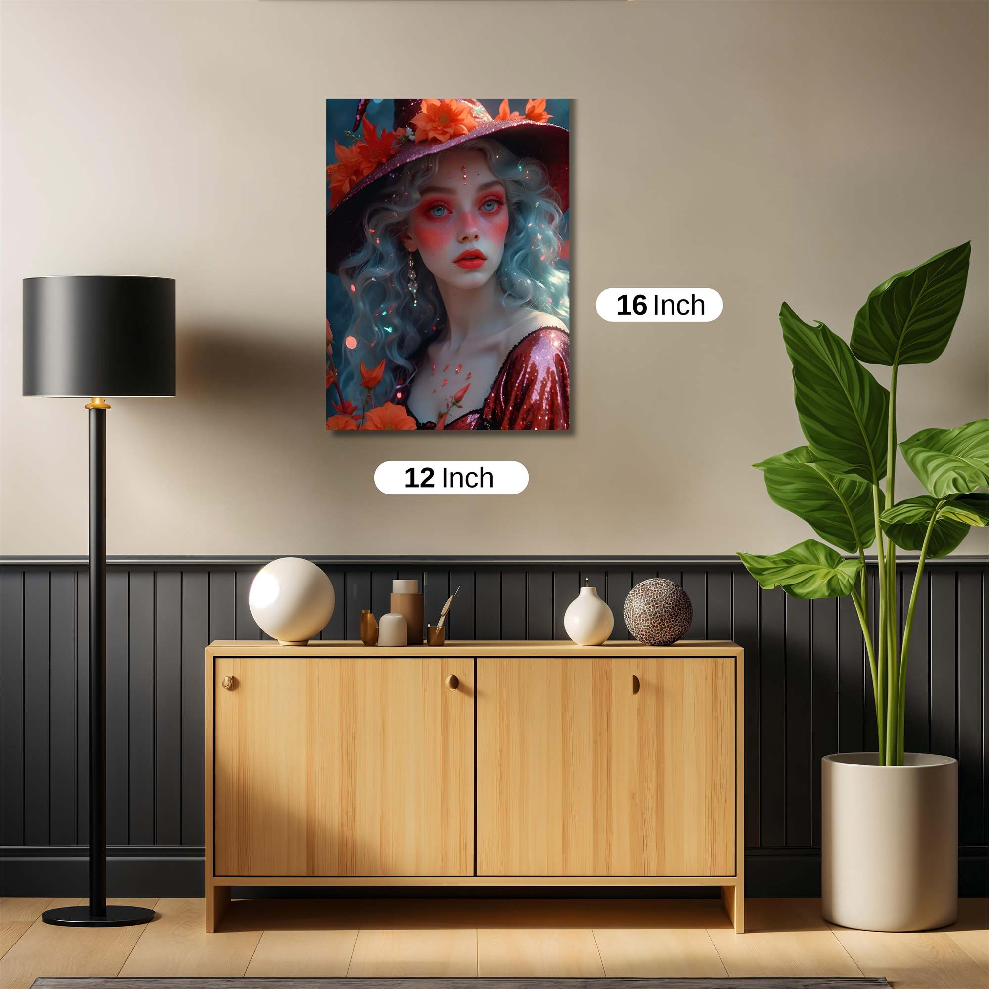 Witch Enchantment Safe Wall Magnetic / M