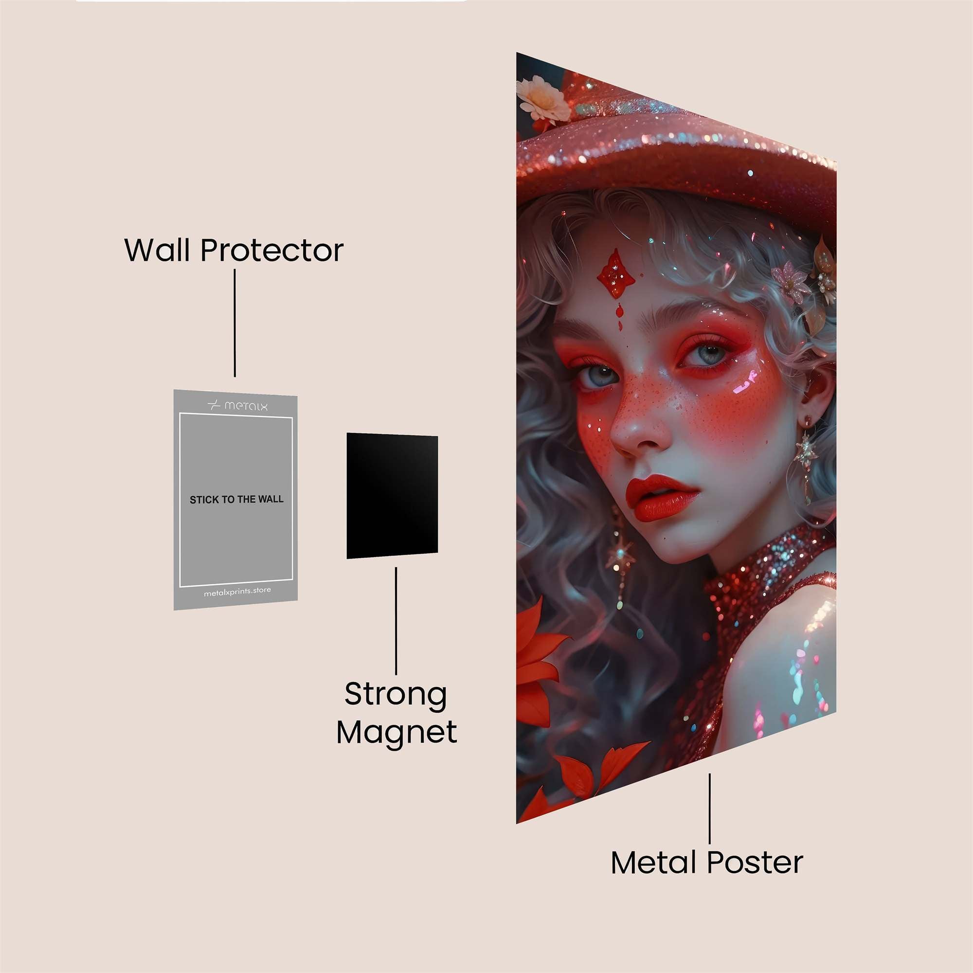 Mystic Enchantress Safe Wall Magnetic / M