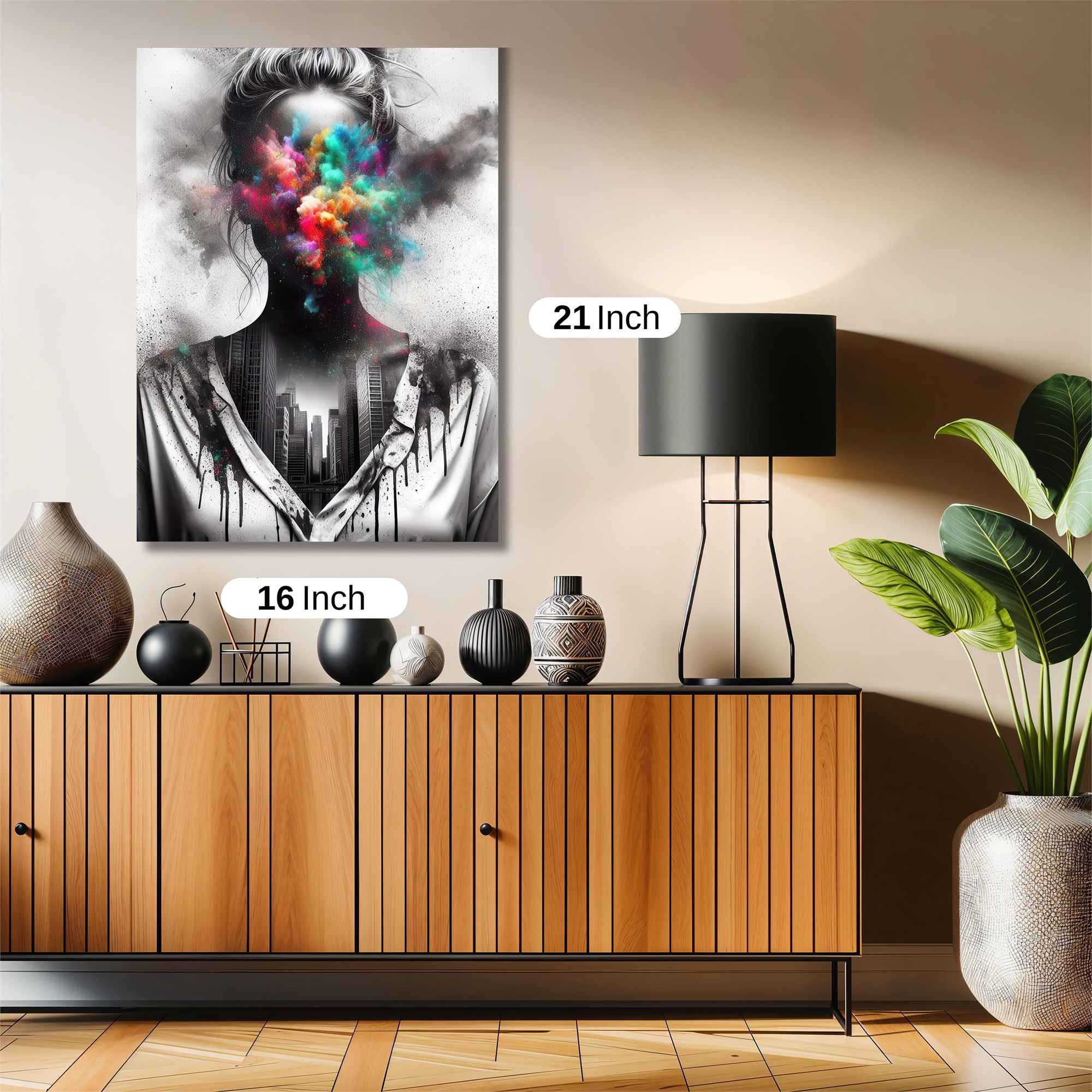 Colorful Chaos Safe Wall Magnetic / M