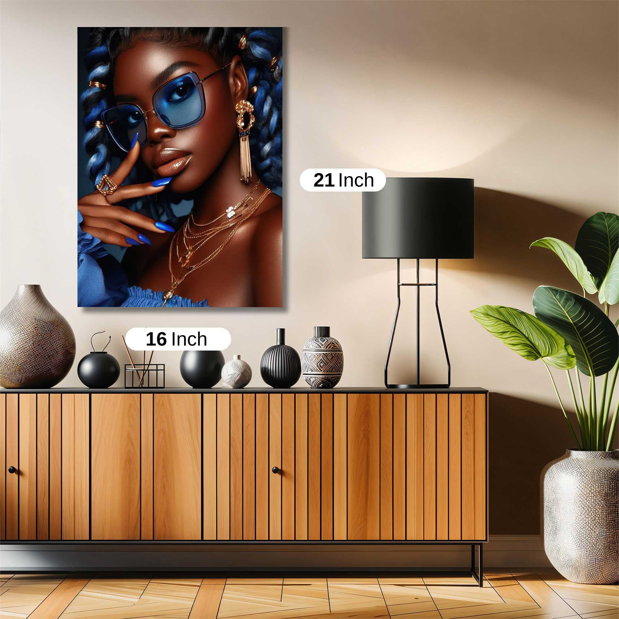 Azure Enigma Safe Wall Magnetic / M